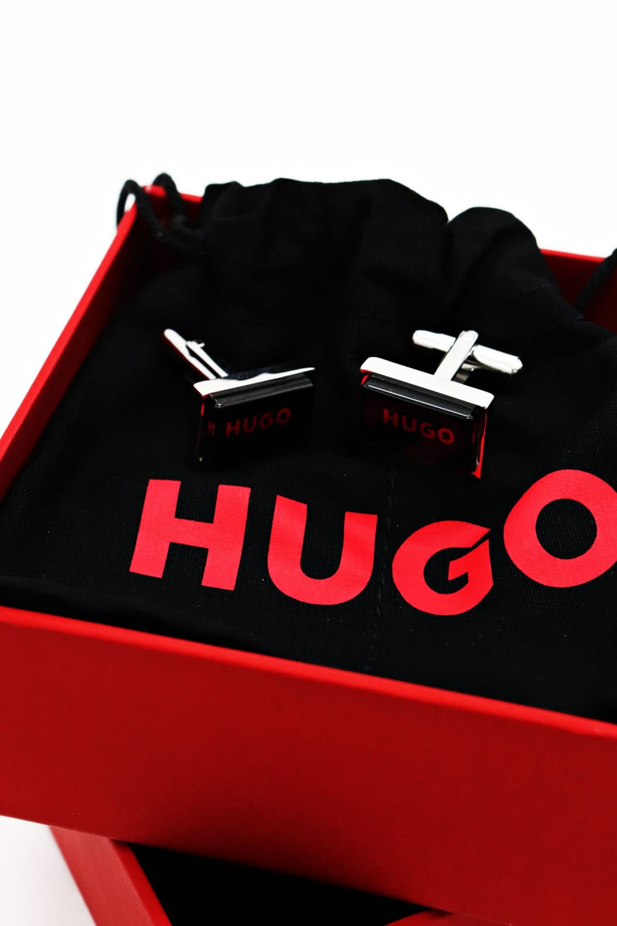 Men's Cufflinks Hugo Black