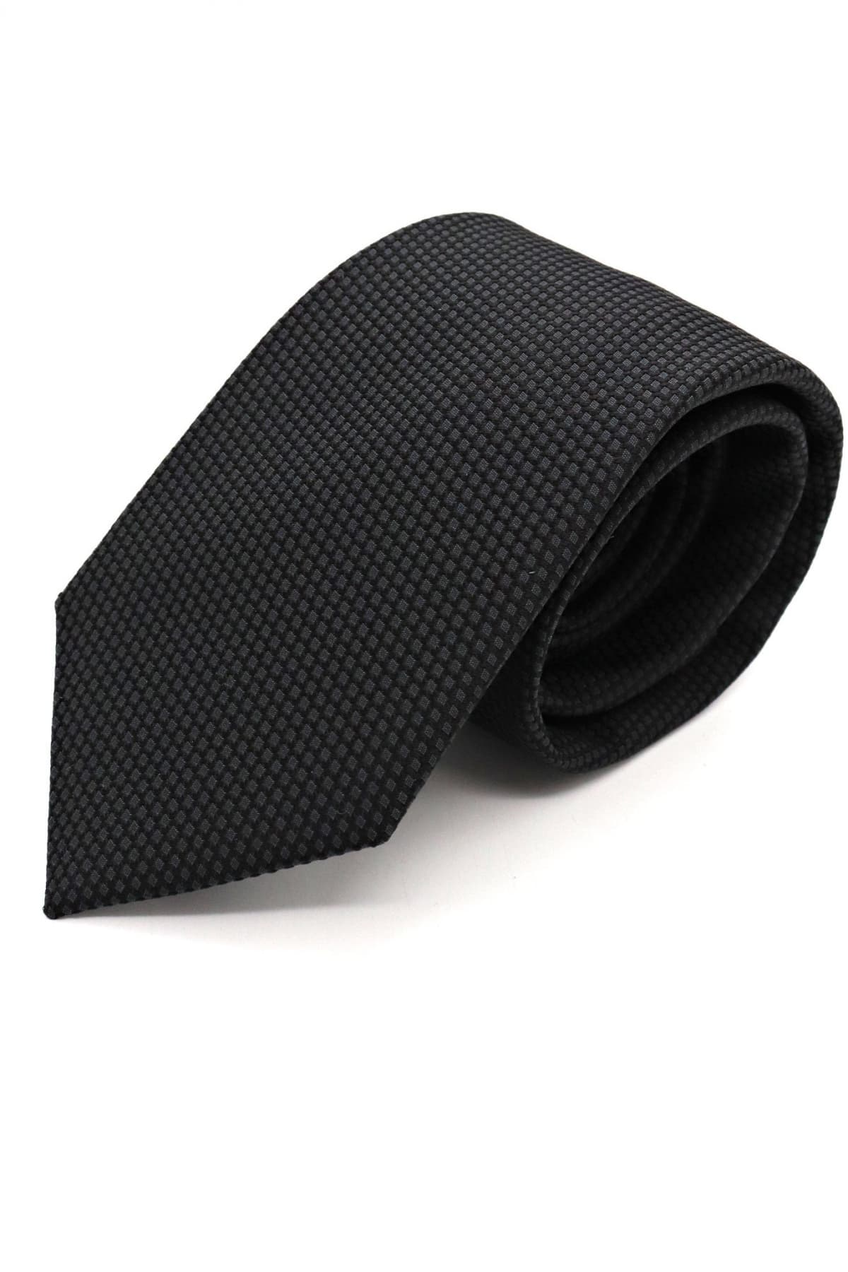 BOSS ΓΡΑΒΑΤΑ H-TIE 7.5CM-222 ΜΙΚΡΟΣΧΕΔΙΟ ΜΑΥΡΟ