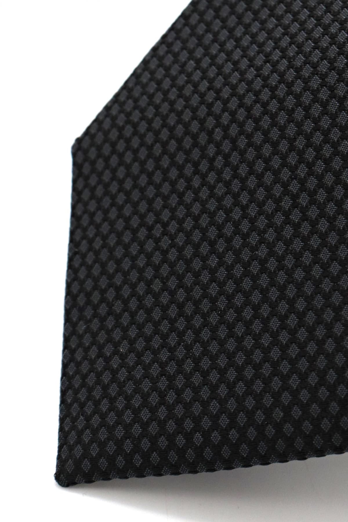 BOSS ΓΡΑΒΑΤΑ H-TIE 7.5CM-222 ΜΙΚΡΟΣΧΕΔΙΟ ΜΑΥΡΟ