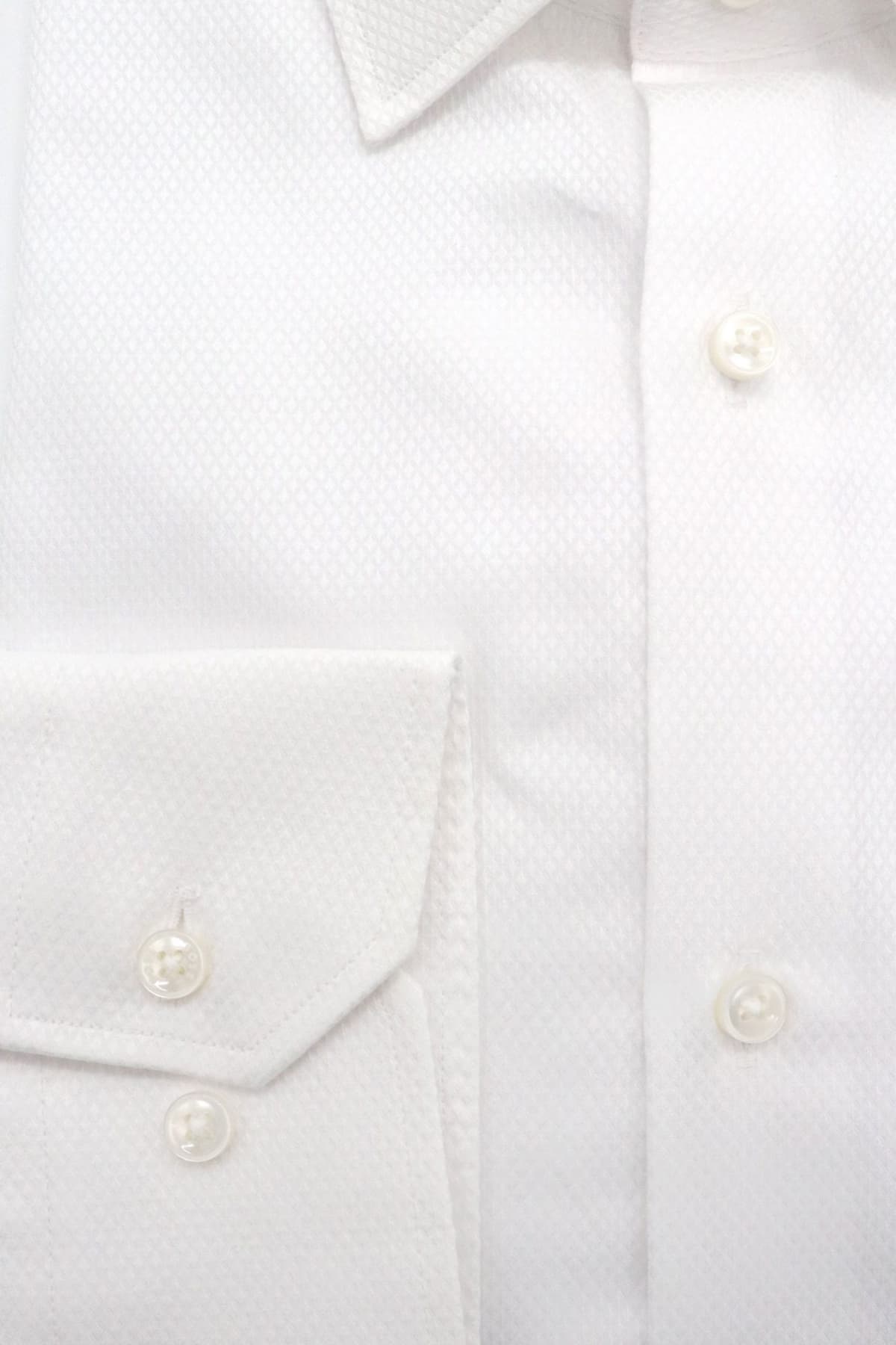 BOSS ΠΟΥΚΑΜΙΣΟ ΜΙΚΡΟΣΧΕΔΙΟ REGULAR FIT H-JOE-KENT-C1-214 ΛΕΥΚΟ