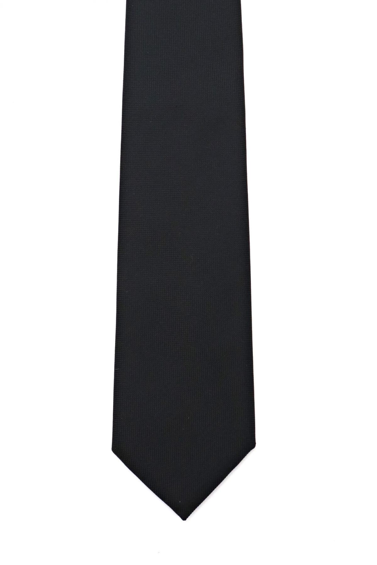 BOSS ΓΡΑΒΑΤΑ H-TIE 7.5CM-222 ΜΑΥΡΟ