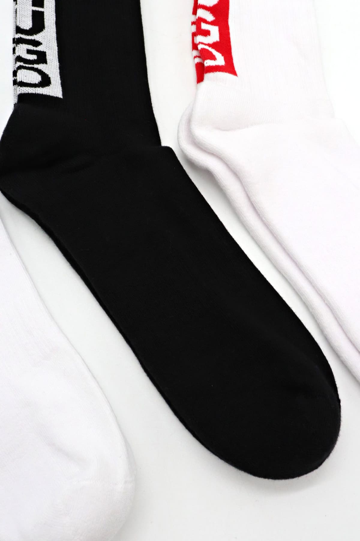 HUGO ΚΑΛΤΣΕΣ 3-PACK QS BACK LABEL CC ΛΕΥΚΟ-ΜΑΥΡΟ