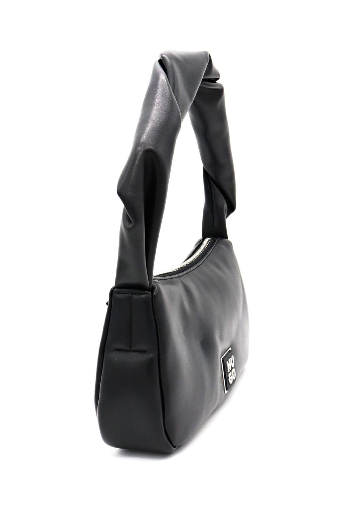 HUGO ΤΣΑΝΤΑ ΩΜΟΥ MEL HOBO-TW LOGO ΜΕΤΑΛΛΙΚΟ ΜΑΥΡΟ