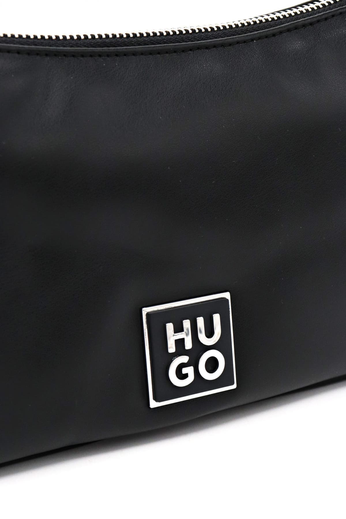 HUGO ΤΣΑΝΤΑ ΩΜΟΥ MEL HOBO-TW LOGO ΜΕΤΑΛΛΙΚΟ ΜΑΥΡΟ