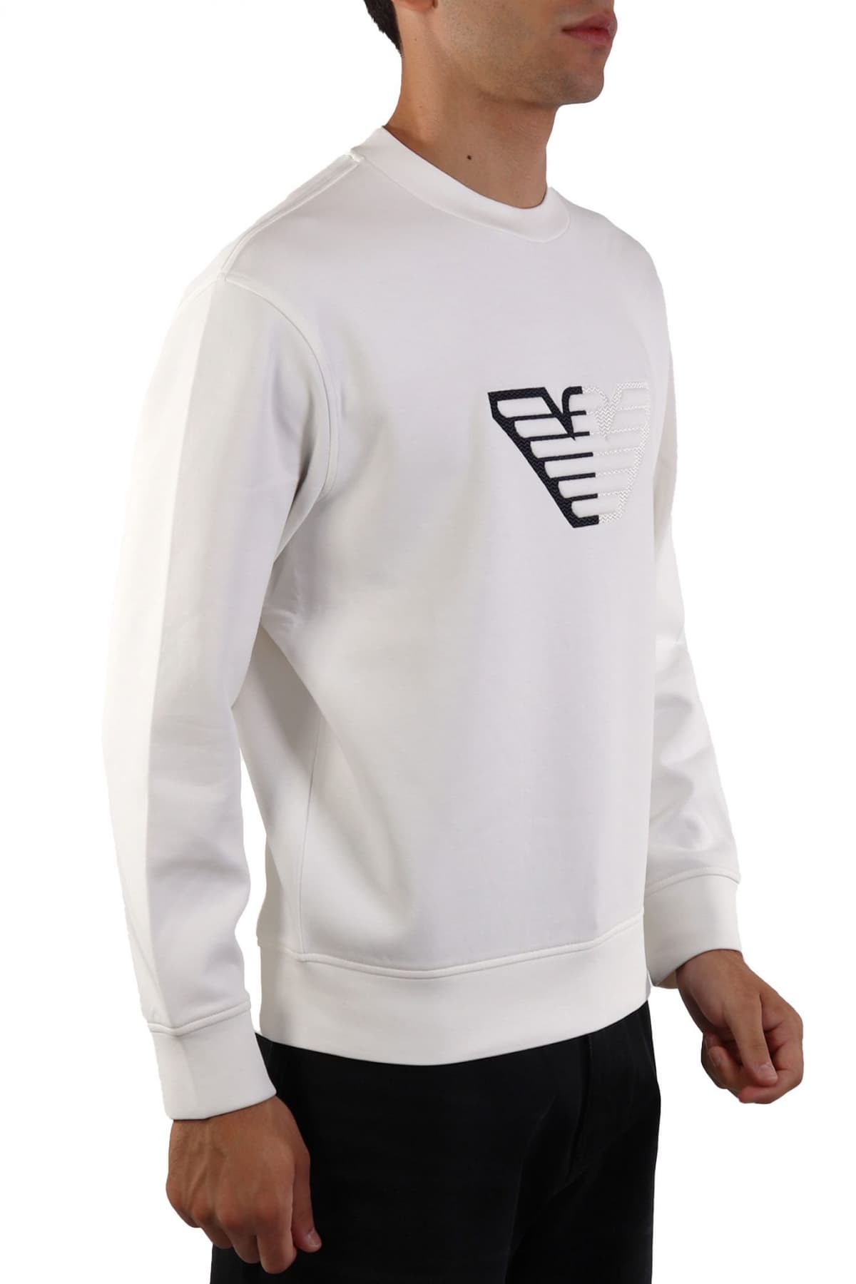 EMPORIO ARMANI ΦΟΥΤΕΡ BIG EAGLE LOGO ΛΕΥΚΟ