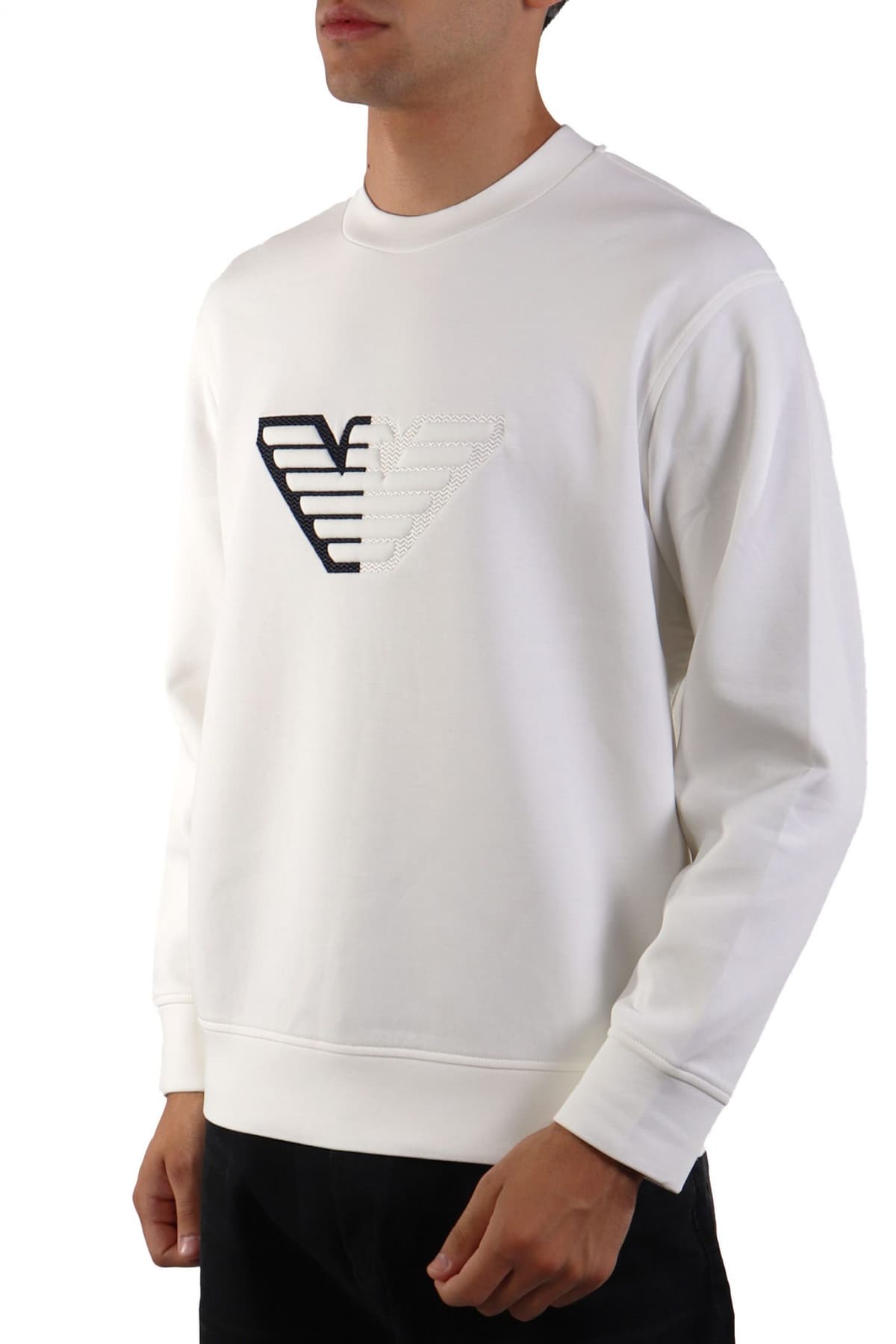 EMPORIO ARMANI ΦΟΥΤΕΡ BIG EAGLE LOGO ΛΕΥΚΟ