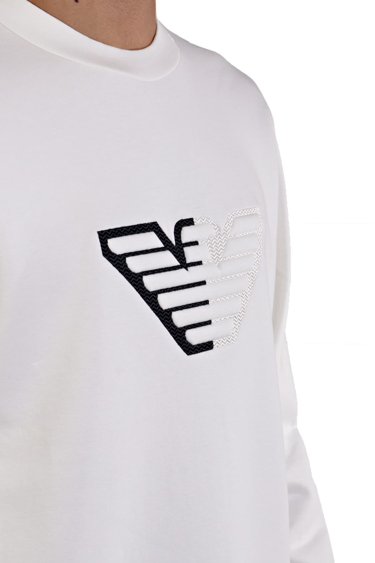 EMPORIO ARMANI ΦΟΥΤΕΡ BIG EAGLE LOGO ΛΕΥΚΟ