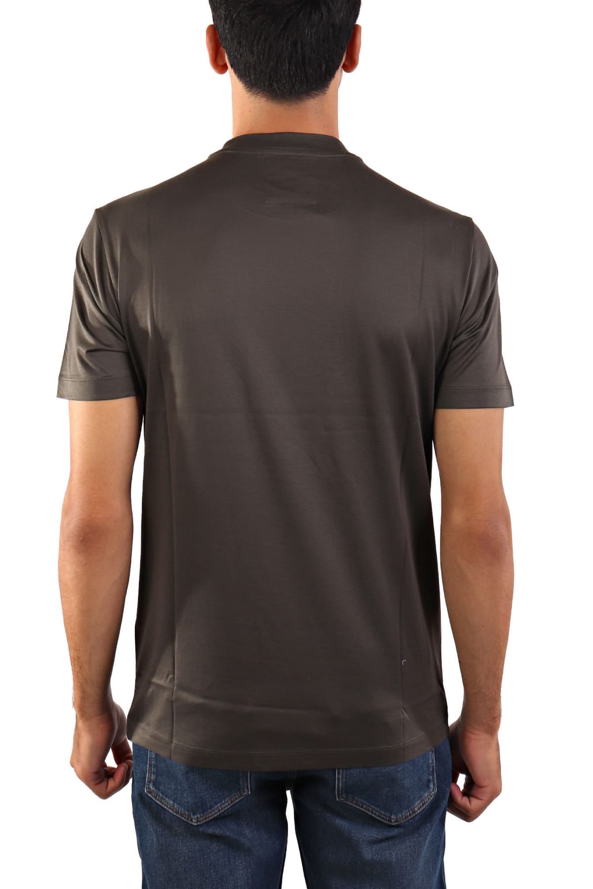 EMPORIO ARMANI T-SHIRT LOGO XAKI