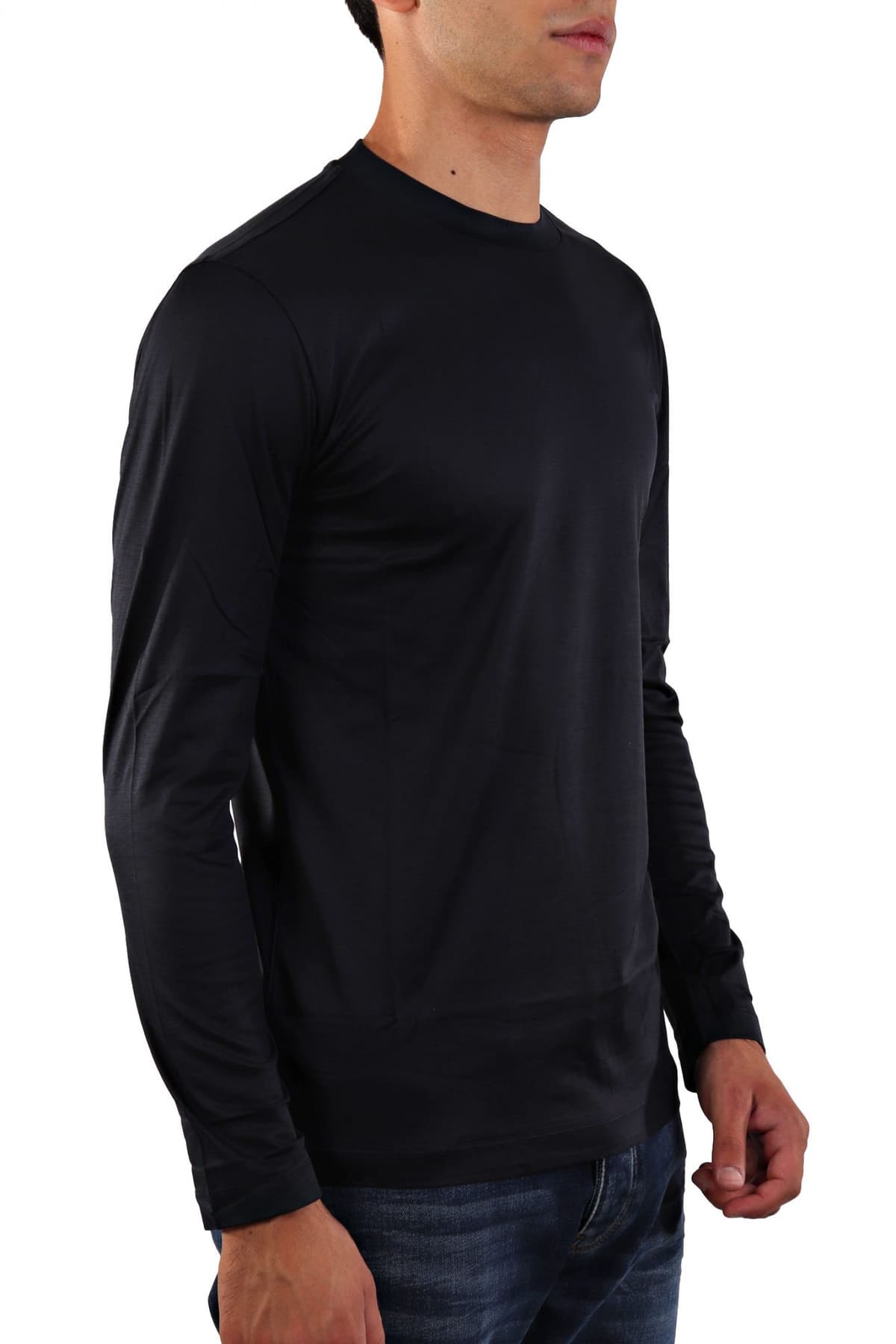 EMPORIO ARMANI T-SHIRT LOGO ΜΠΛΕ