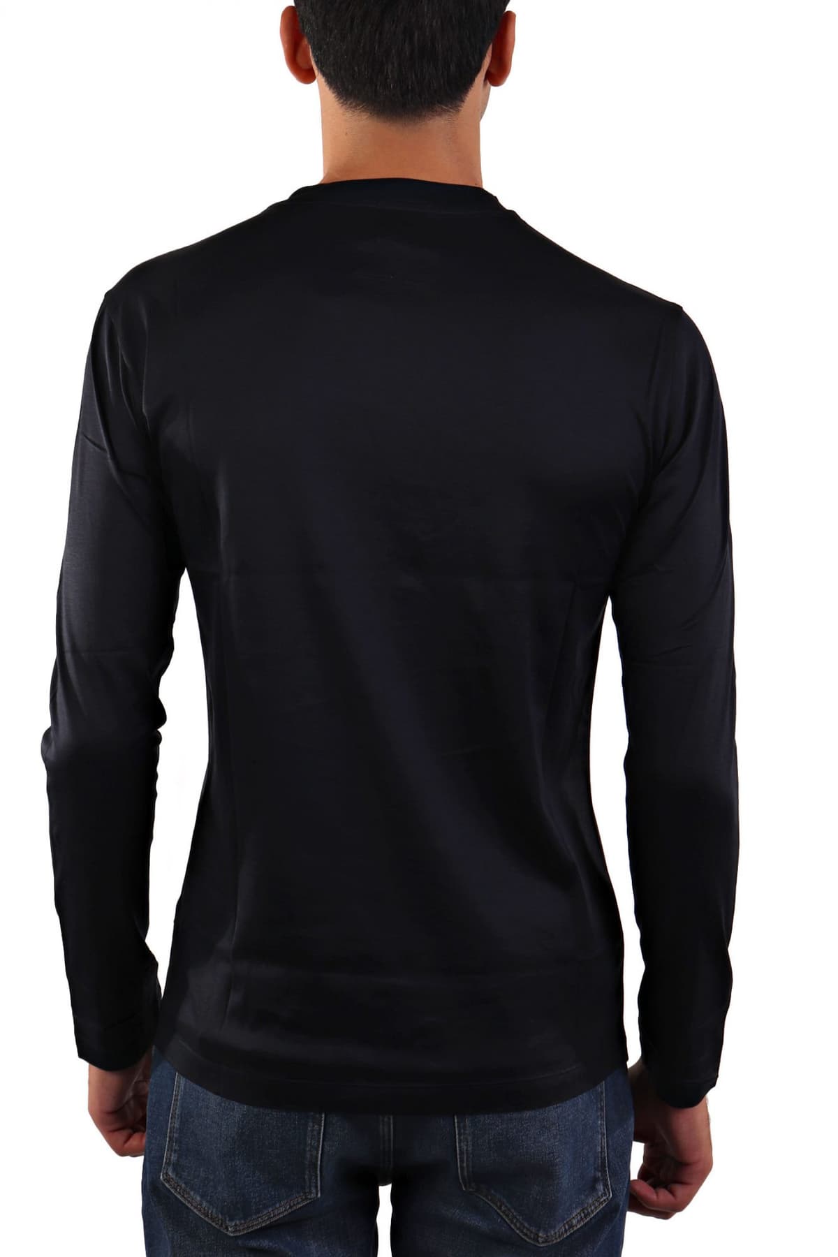 EMPORIO ARMANI T-SHIRT LOGO ΜΠΛΕ