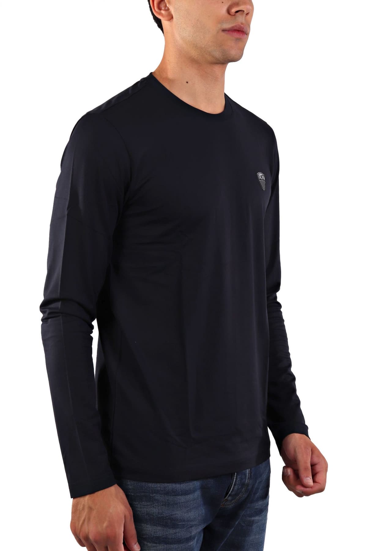 ARMANI 7 T-SHIRT LOGO ΜΠΛΕ