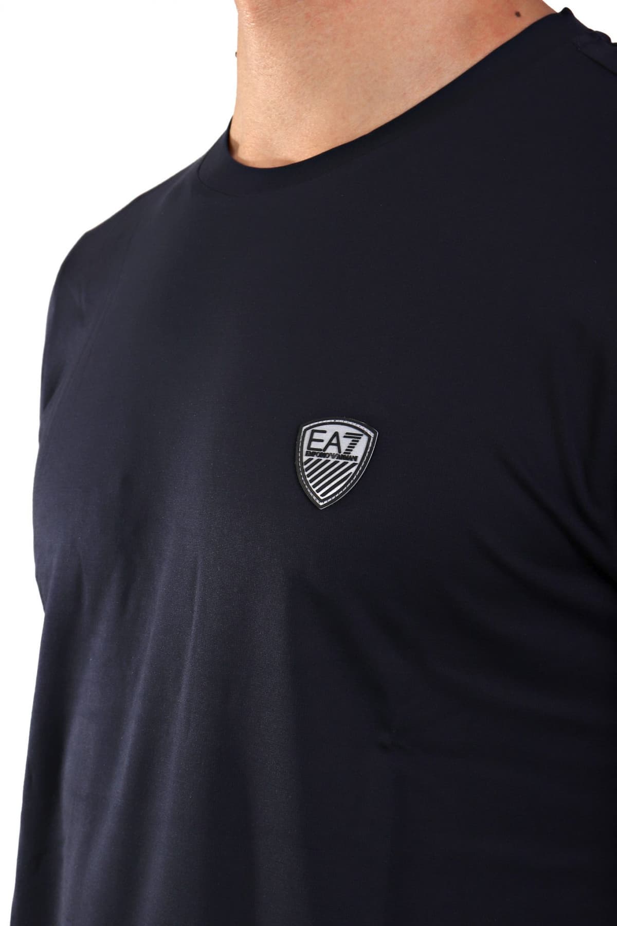 ARMANI 7 T-SHIRT LOGO ΜΠΛΕ