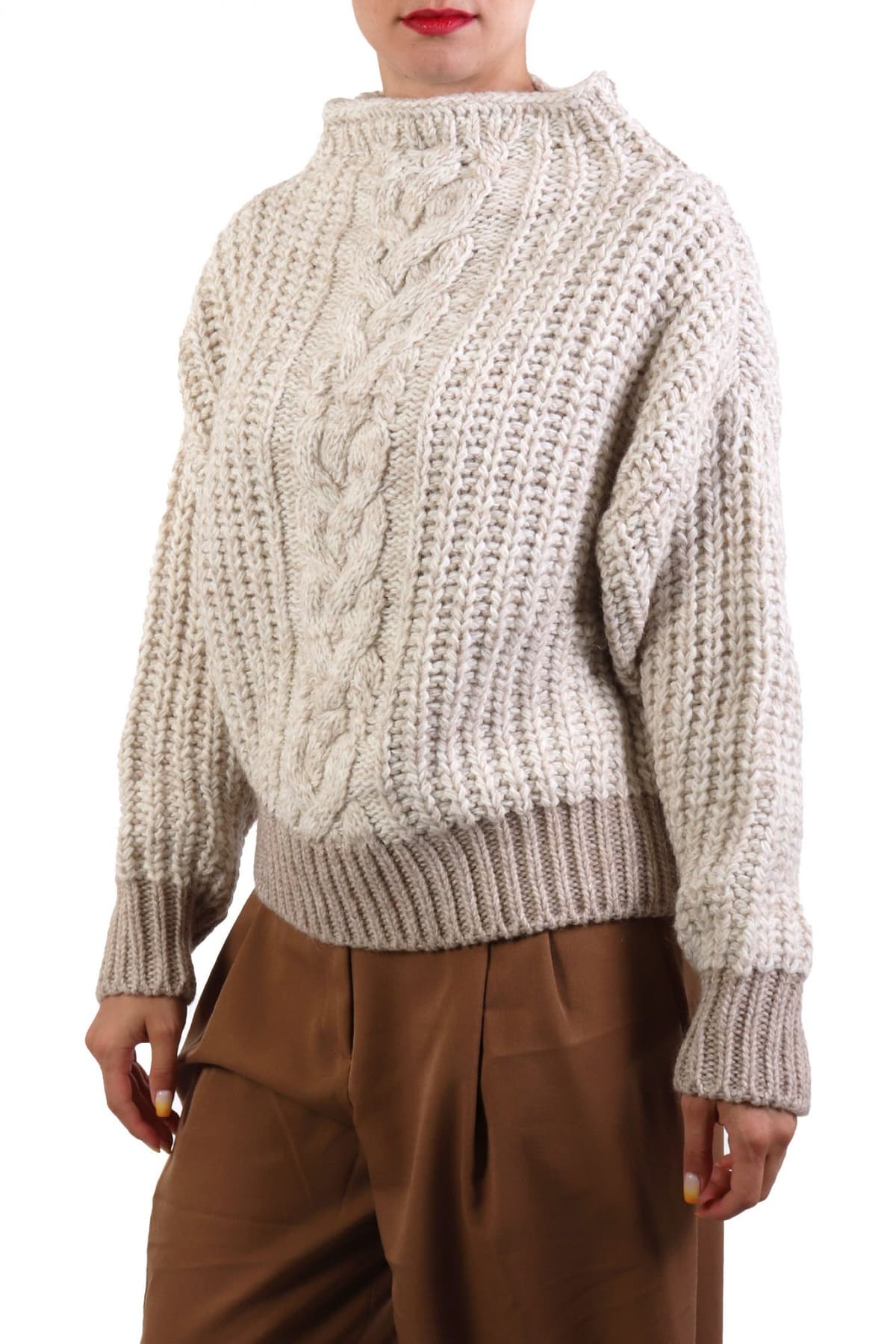 LIU-JO ΠΛΕΚΤΟ ΛΟΥΠΕΤΟ ΜΠΕΖ