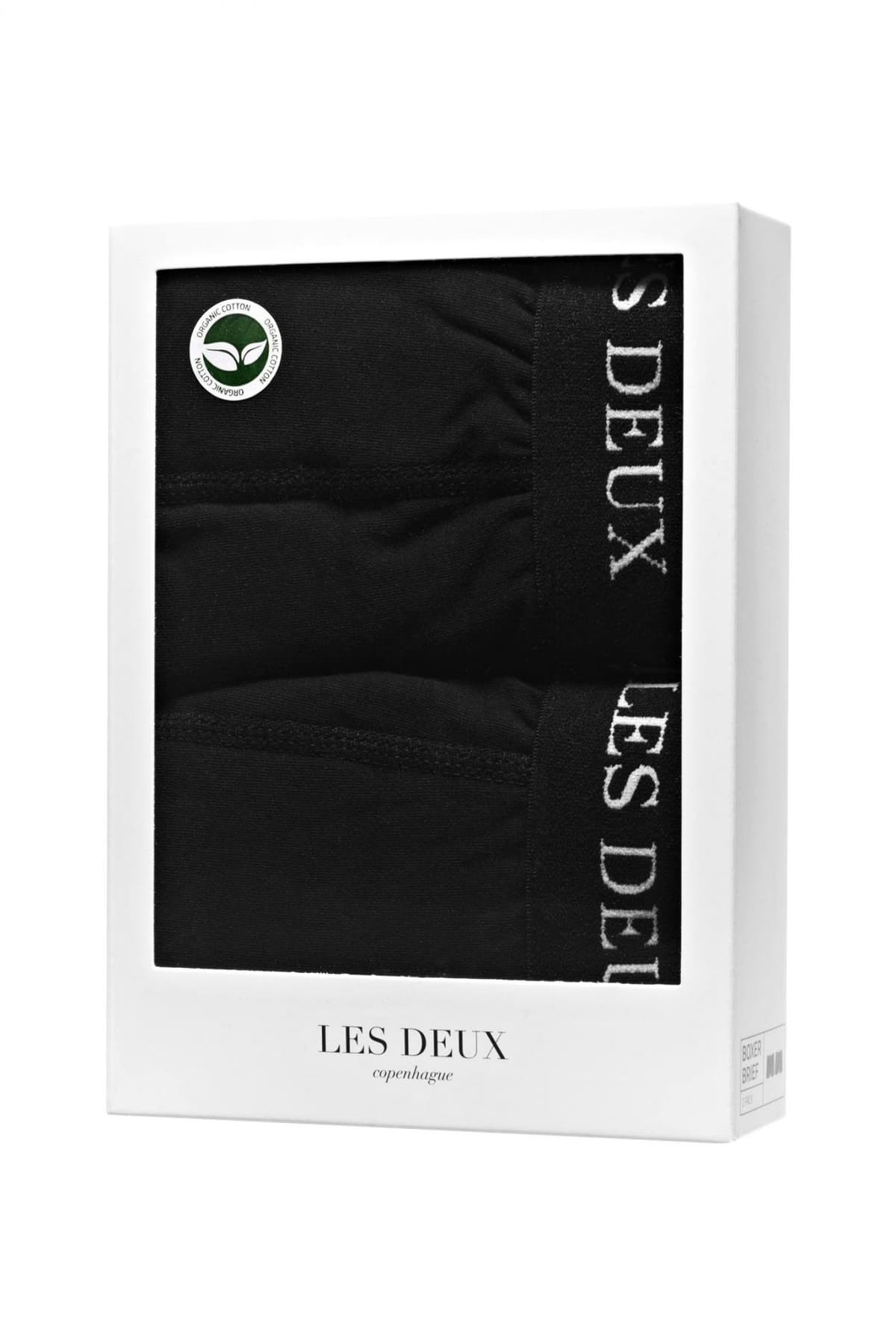 LES DEUX ΕΣΩΡΟΥΧΑ 2P BOXER ΜΑΥΡΟ