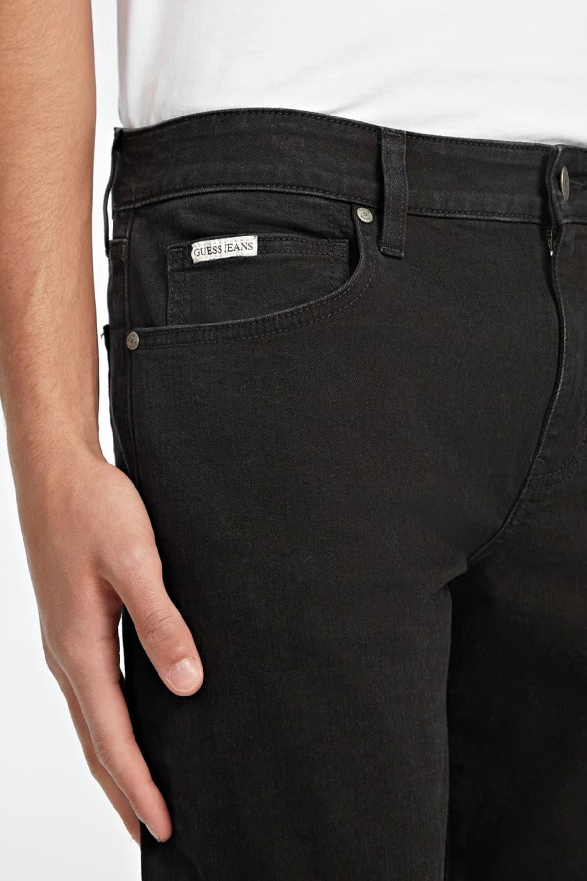 GUESS JEANS ΠΑΝΤΕΛΟΝΙ JEANS G12 SKINNY FIT ΜΑΥΡΟ