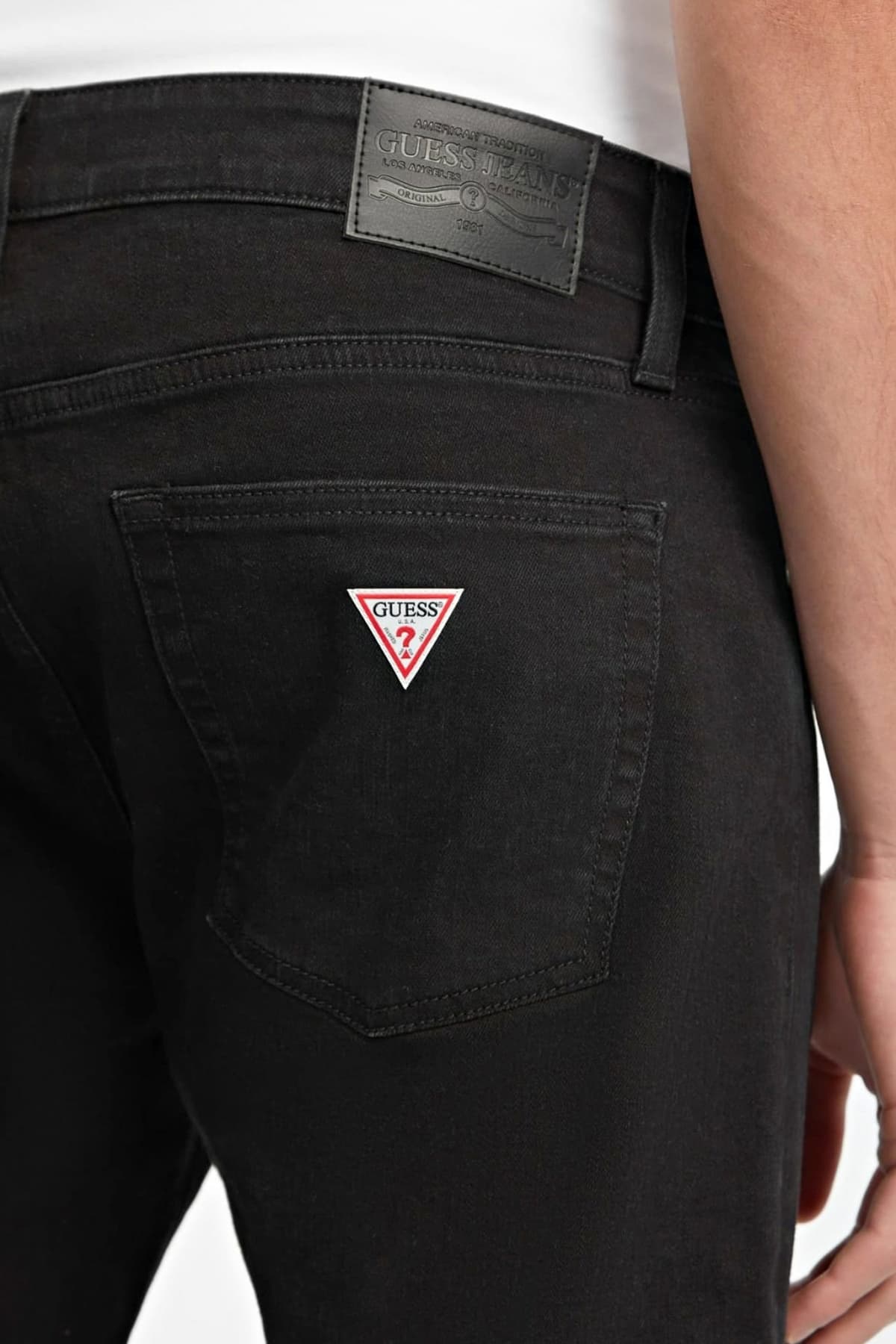 GUESS JEANS ΠΑΝΤΕΛΟΝΙ JEANS G12 SKINNY FIT ΜΑΥΡΟ