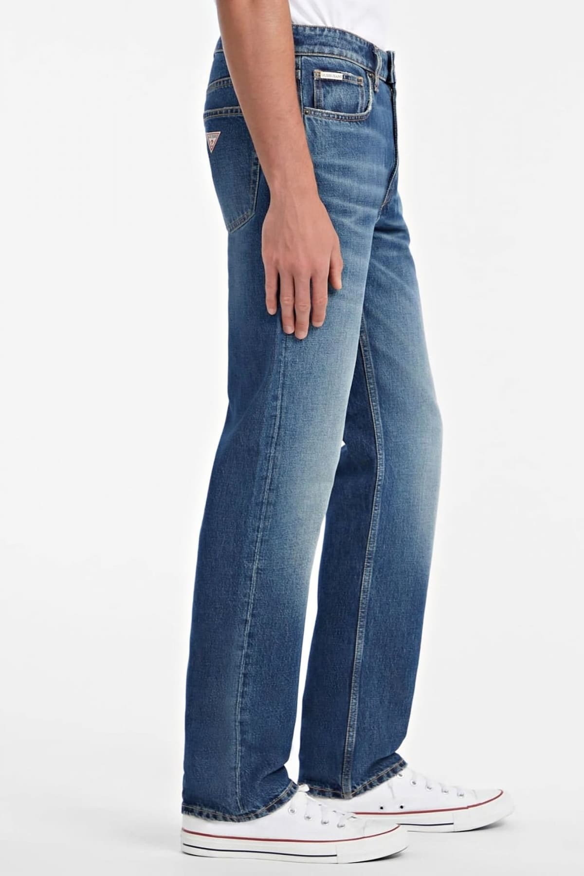 GUESS JEANS ΠΑΝΤΕΛΟΝΙ JEANS G16 STRAIGHT FIT ΜΠΛΕ