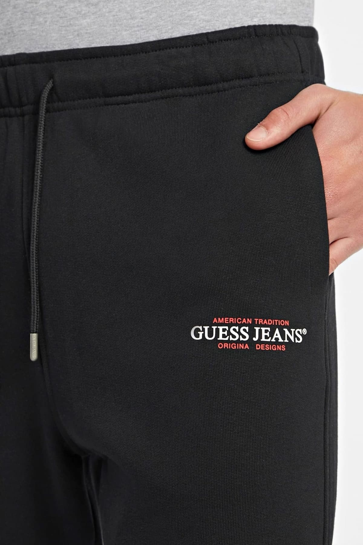 GUESS JEANS ΠΑΝΤΕΛΟΝΙ ΦΟΡΜΑ ΜΑΥΡΟ