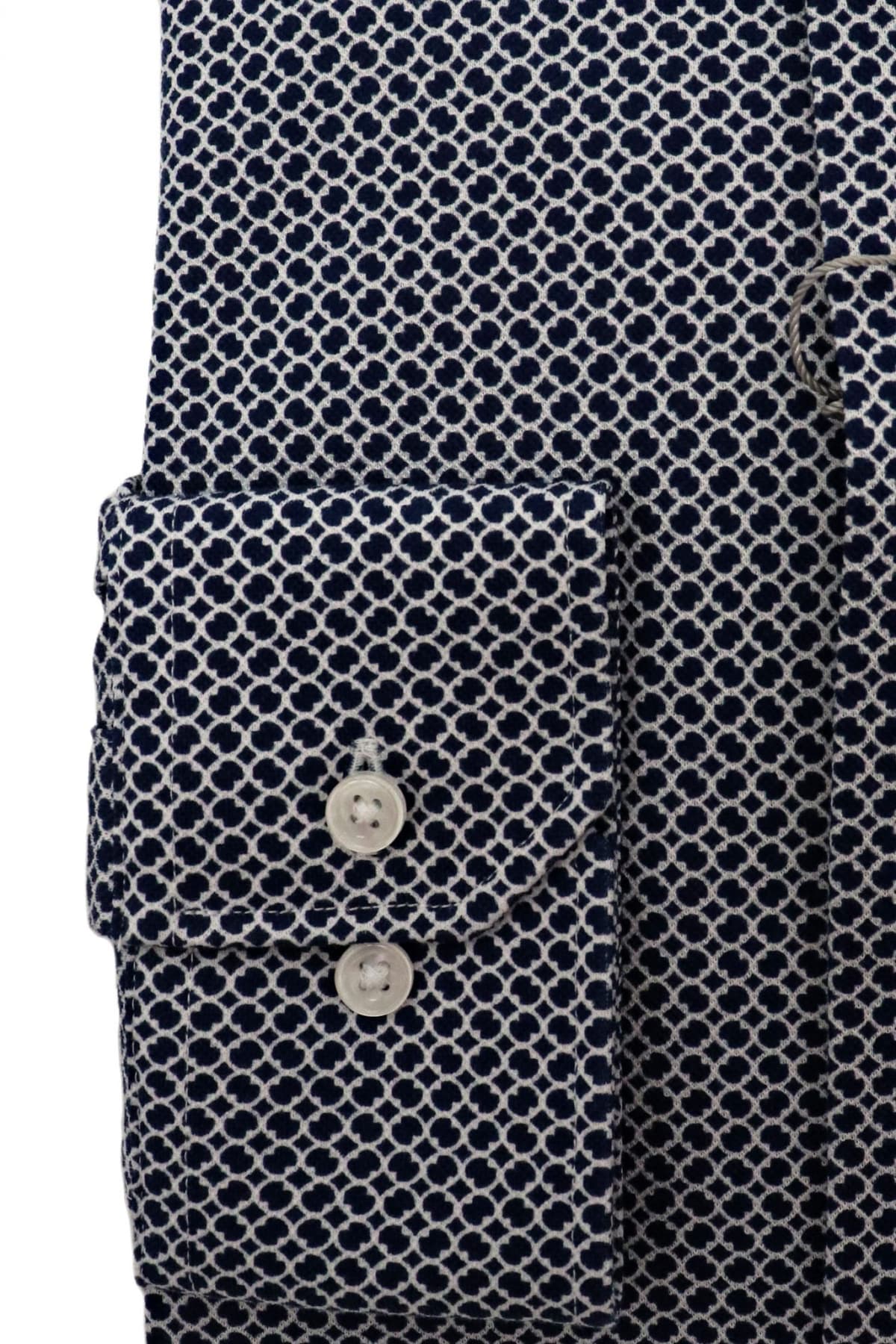 MICHAEL KORS ΠΟΥΚΑΜΙΣΟ ΜΙΚΡΟΣΧΕΔΙΟ SLIM FIT ΜΠΛΕ