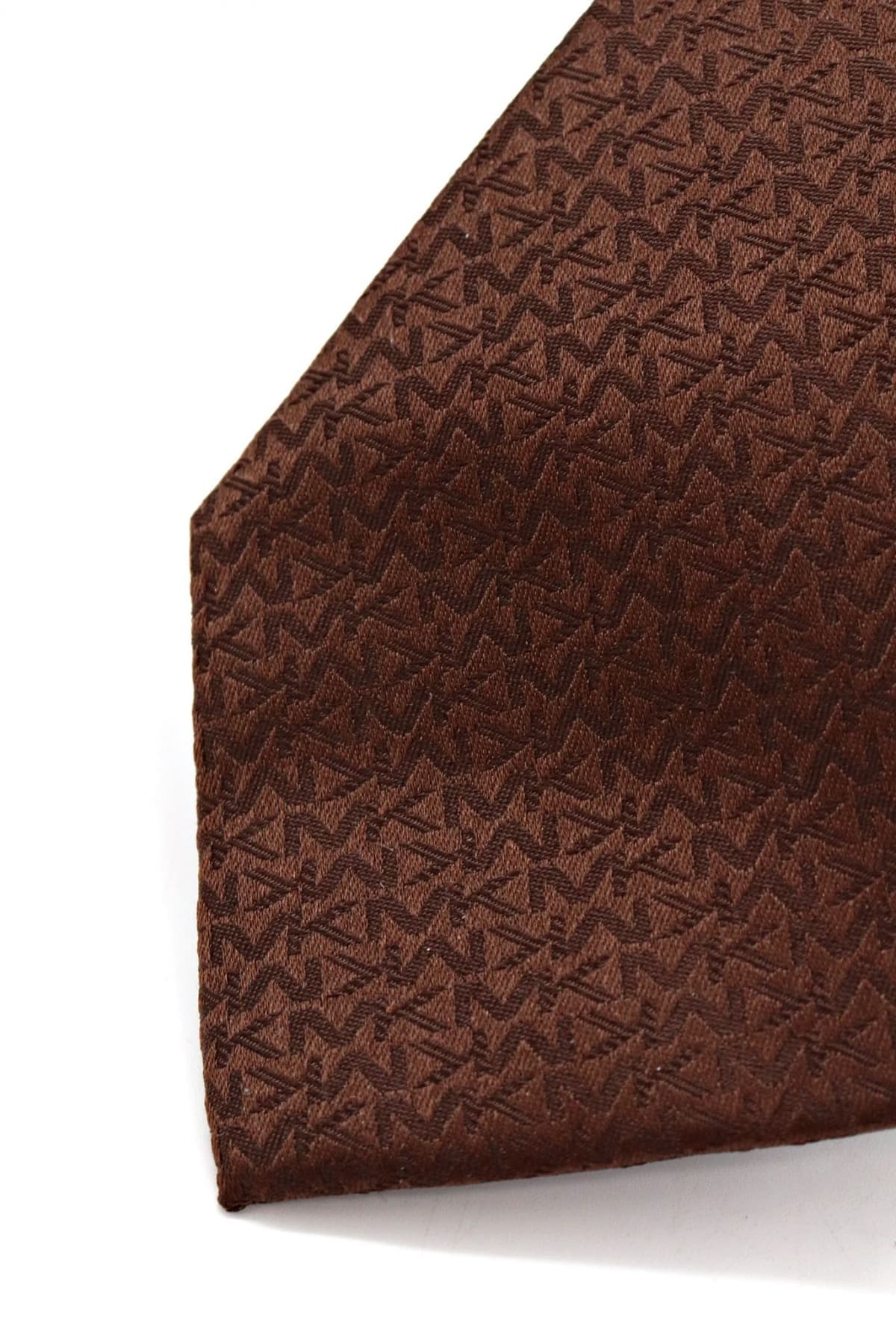 MICHAEL KORS ΓΡΑΒΑΤΑ ALL OVER PRINT LOGO ΚΑΦΕ