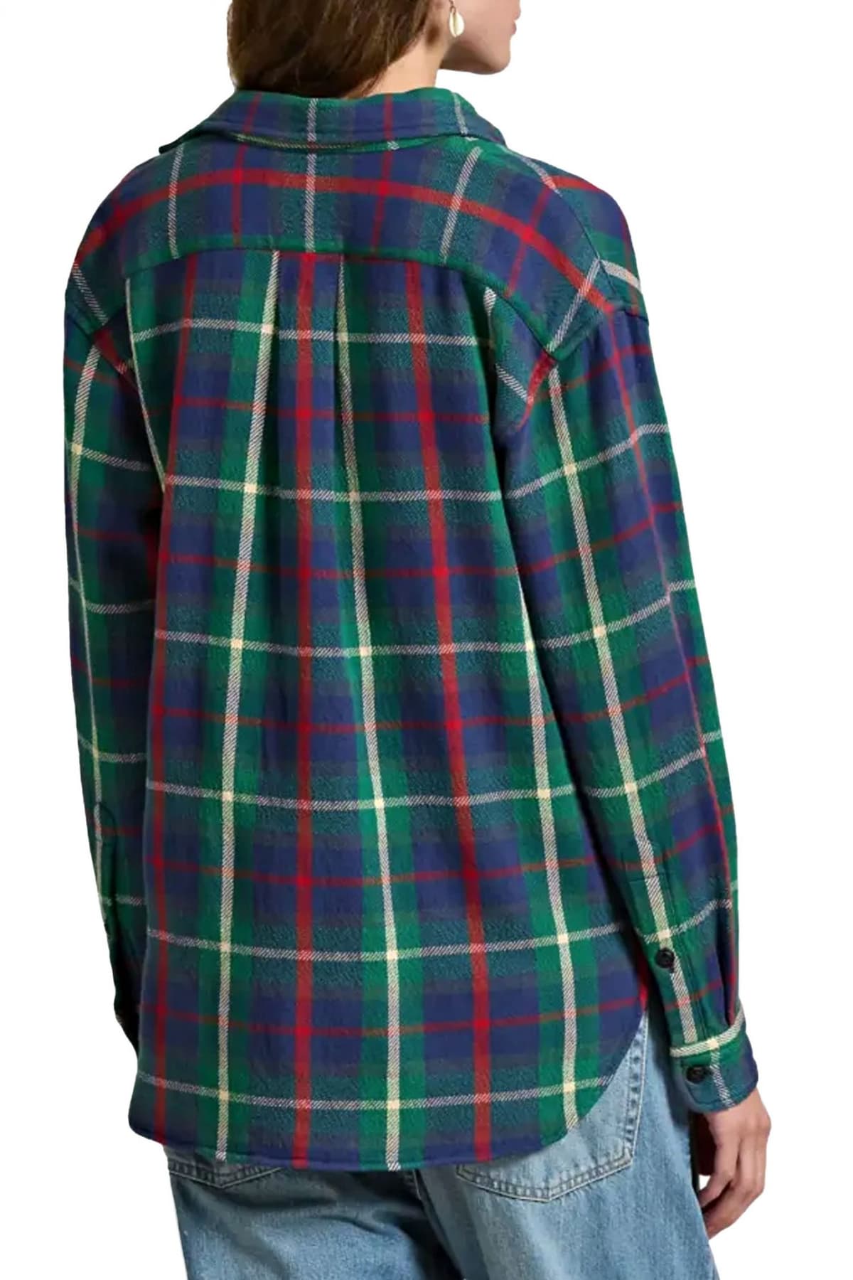 RALPH LAUREN ΠΟΥΚΑΜΙΣΟ CLASSICS JACKET ΚΑΡΩ ΠΟΛΥΧΡΩΜΟ