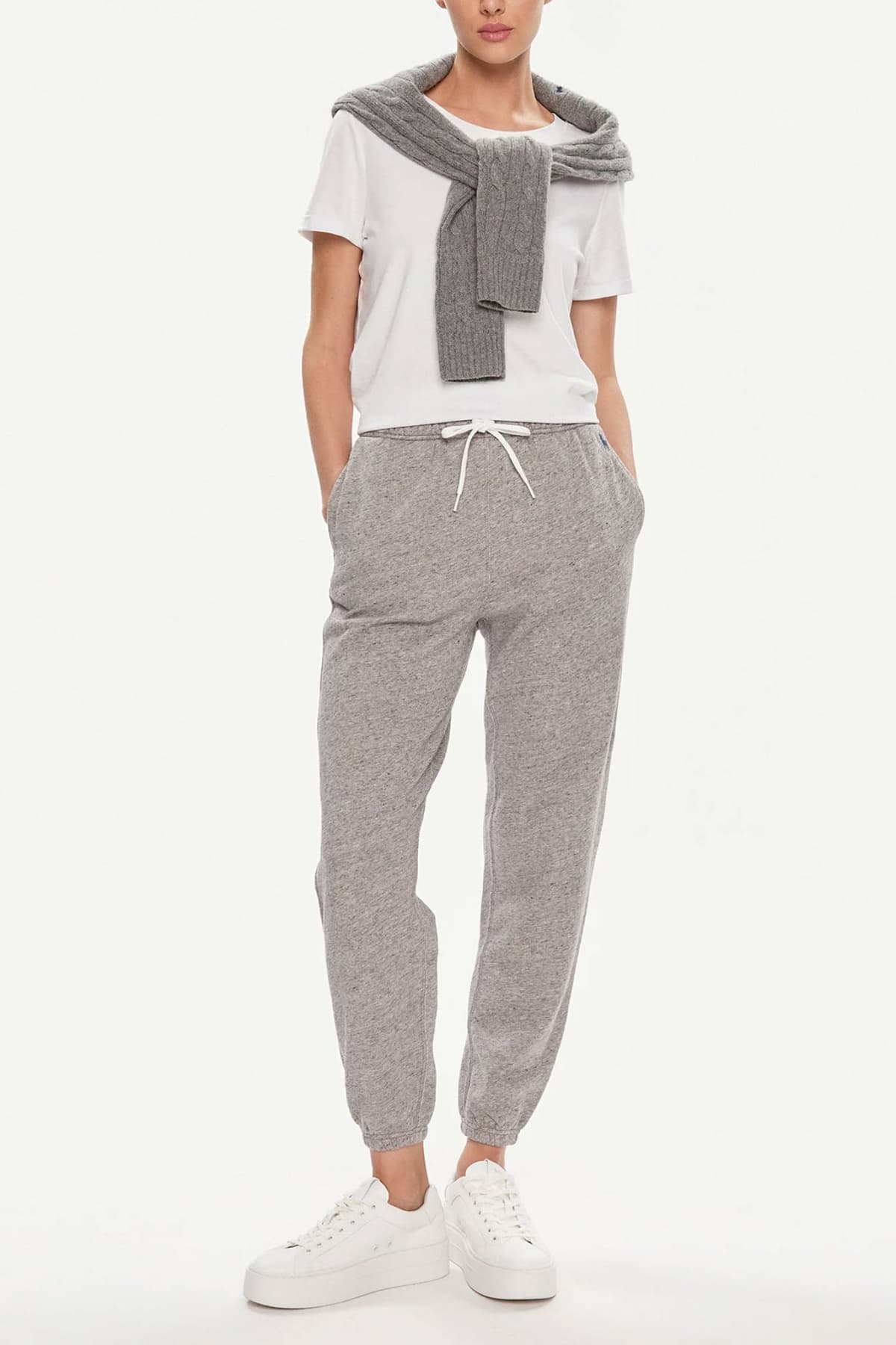 RALPH LAUREN ΦΟΡΜΑ ΦΟΥΤΕΡ JOGGER ΓΚΡΙ