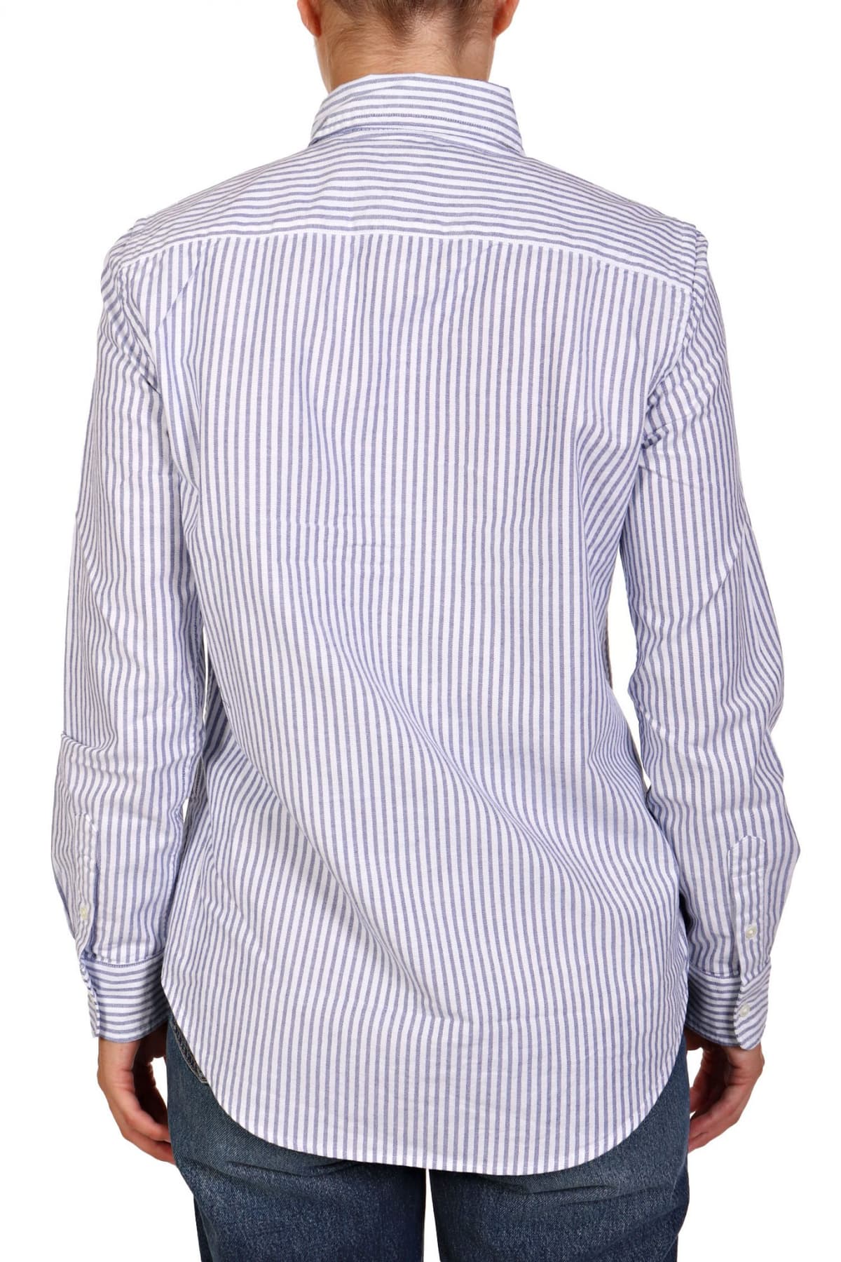 RALPH LAUREN ΠΟΥΚΑΜΙΣΟ CLASSICS ΡΙΓΕ ΜΠΛΕ