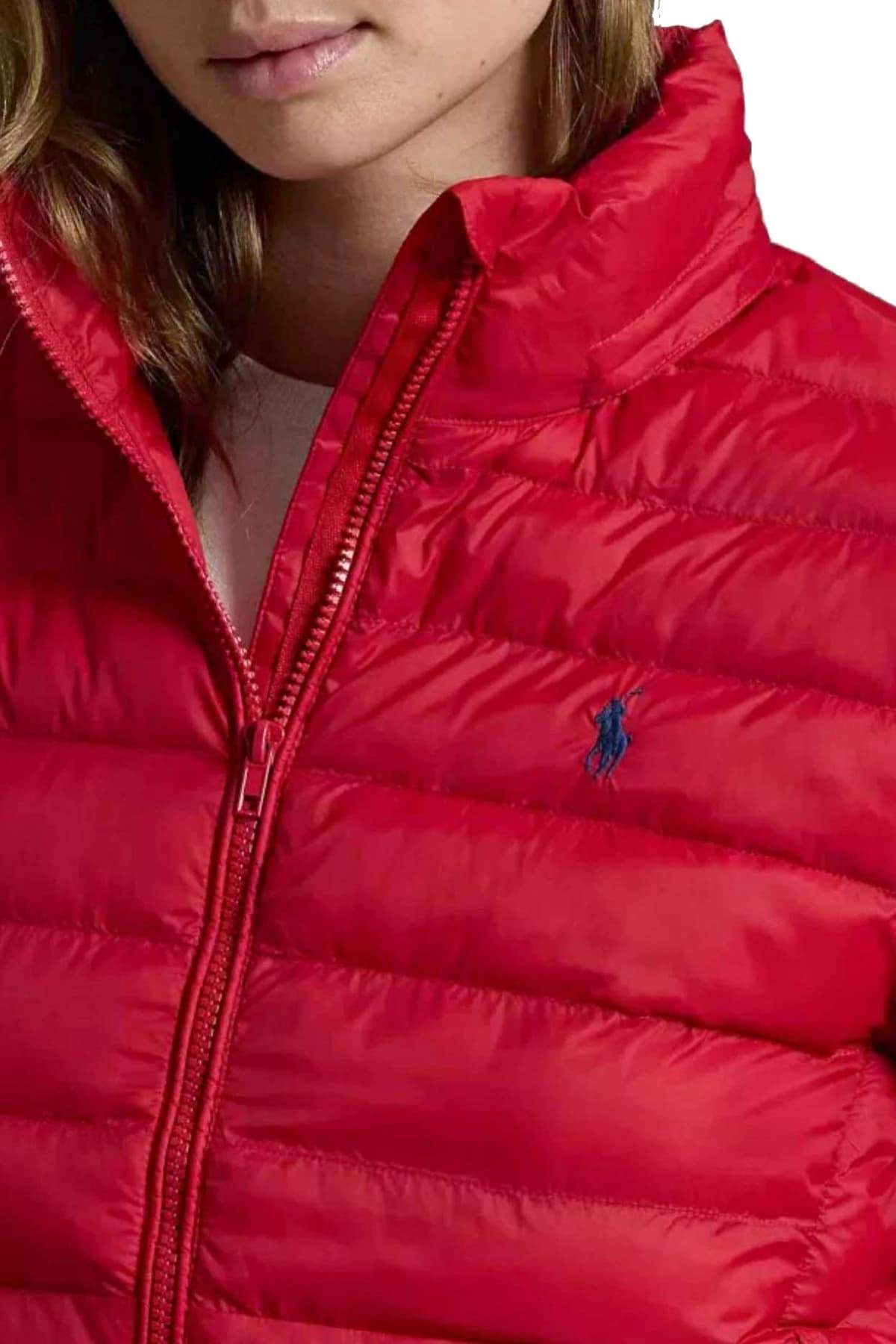 RALPH LAUREN ΜΠΟΥΦΑΝ CLASSICS ΦΟΥΣΚΩΤΟ ΠΟΥΠΟΥΛΟ ΑΠΟΣΠΩΜΕΝΗ ΚΟΥΚΟΥΛΑ ΚΟΚΚΙΝΟ