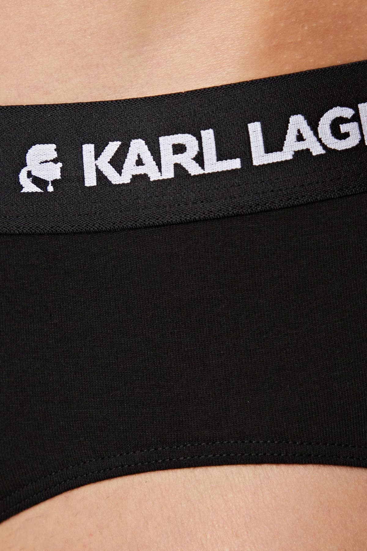 KARL LAGERFELD ΕΣΩΡΟΥΧΑ 3PACK BRIEF LOGO ΜΑΥΡΟ