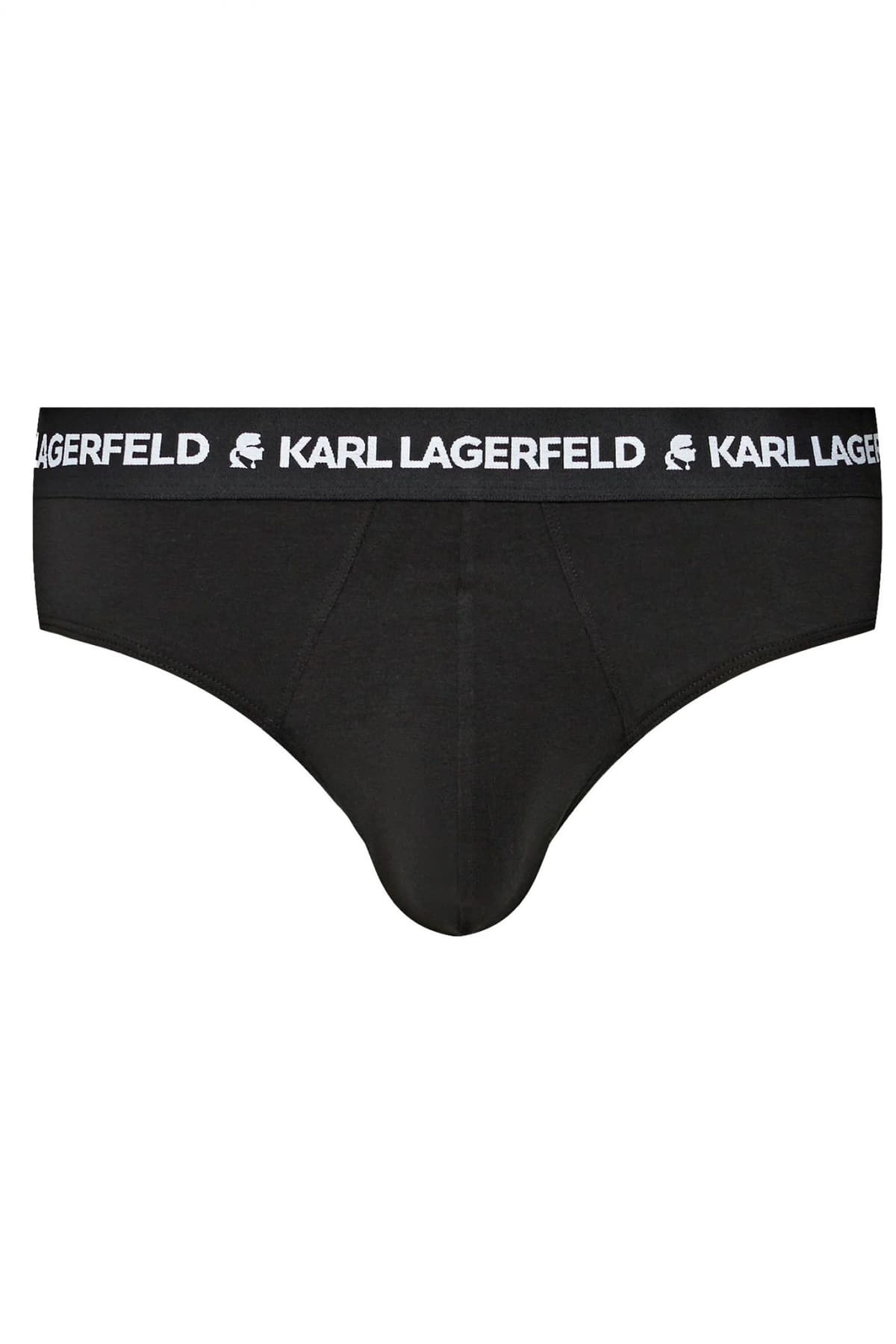 KARL LAGERFELD ΕΣΩΡΟΥΧΑ 3PACK BRIEF LOGO ΜΑΥΡΟ
