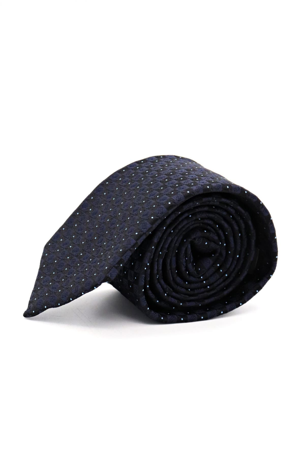 EMPORIO ARMANI ΓΡΑΒΑΤΑ 7.5CM MΙΚΡΟΣΧΕΔΙΟ ΜΠΛΕ