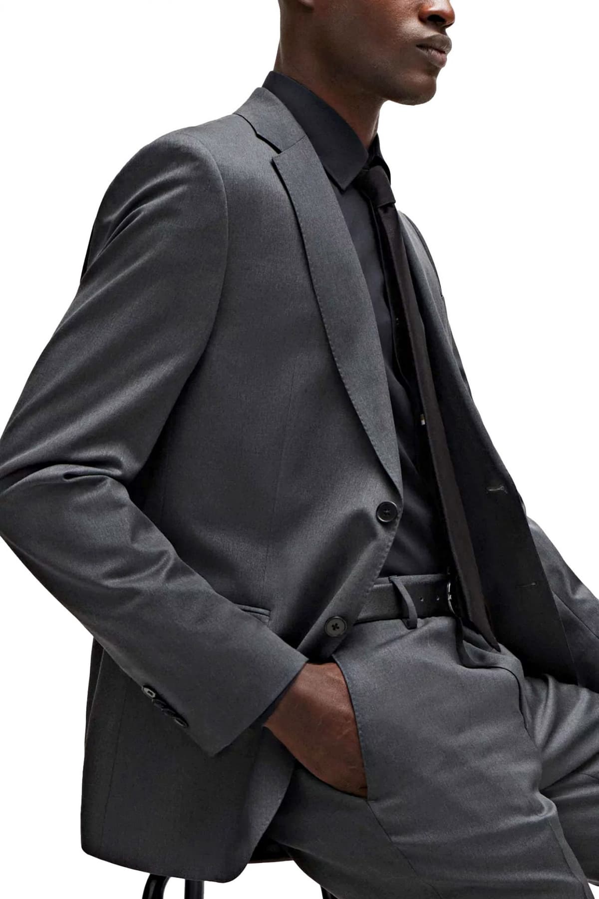 BOSS ΣΑΚΑΚΙ ΚΟΣΤΟΥΜΙΟΥ REGULAR FIT H-JECKSON-B1 ΓΚΡΙ