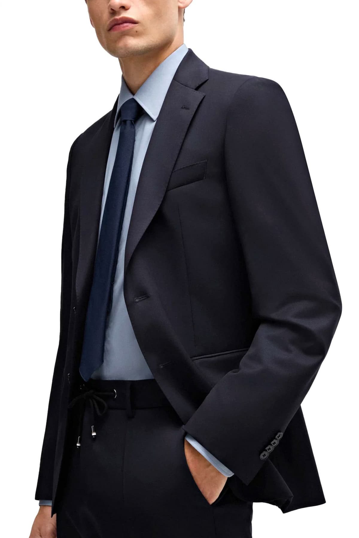 BOSS ΣΑΚΑΚΙ ΚΟΣΤΟΥΜΙΟΥ REGULAR FIT H-JECKSON-B1 ΜΠΛΕ