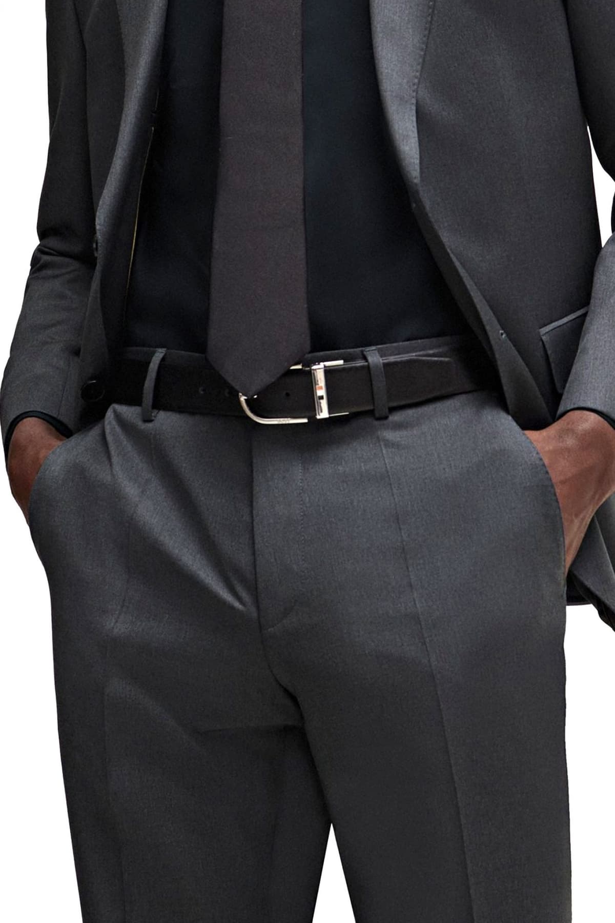 BOSS ΠΑΝΤΕΛΟΝΙ ΚΟΣΤΟΥΜΙΟΥ H-LENON-B1 REGULAR FIT ΓΚΡΙ