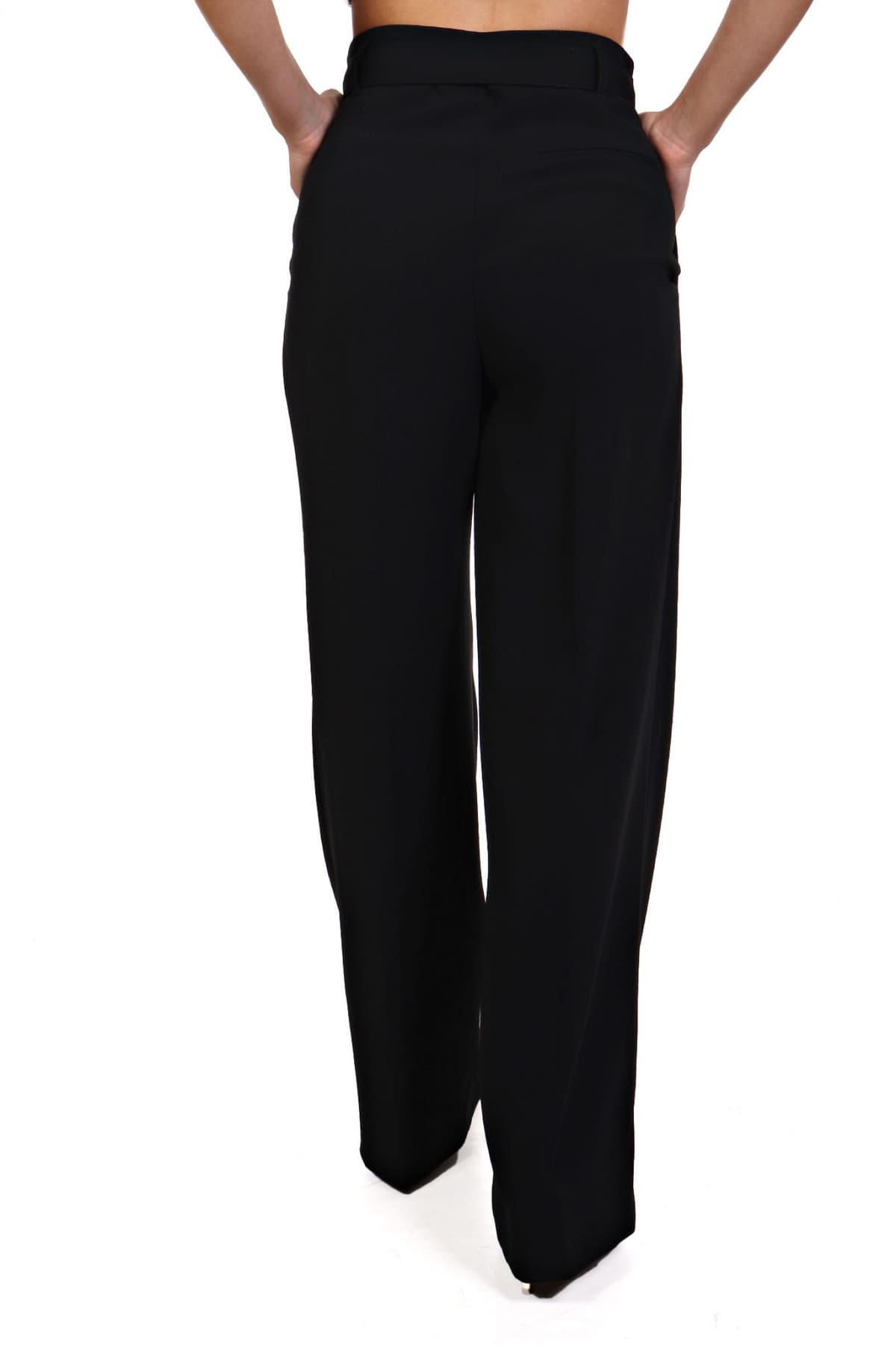 BOSS ΠΑΝΤΕΛΟΝΑ TAPIANA ΙΣΙΑ ΖΩΝΗ ΥΦΑΣΜΑΤΙΝΗ ΜΑΥΡΟ