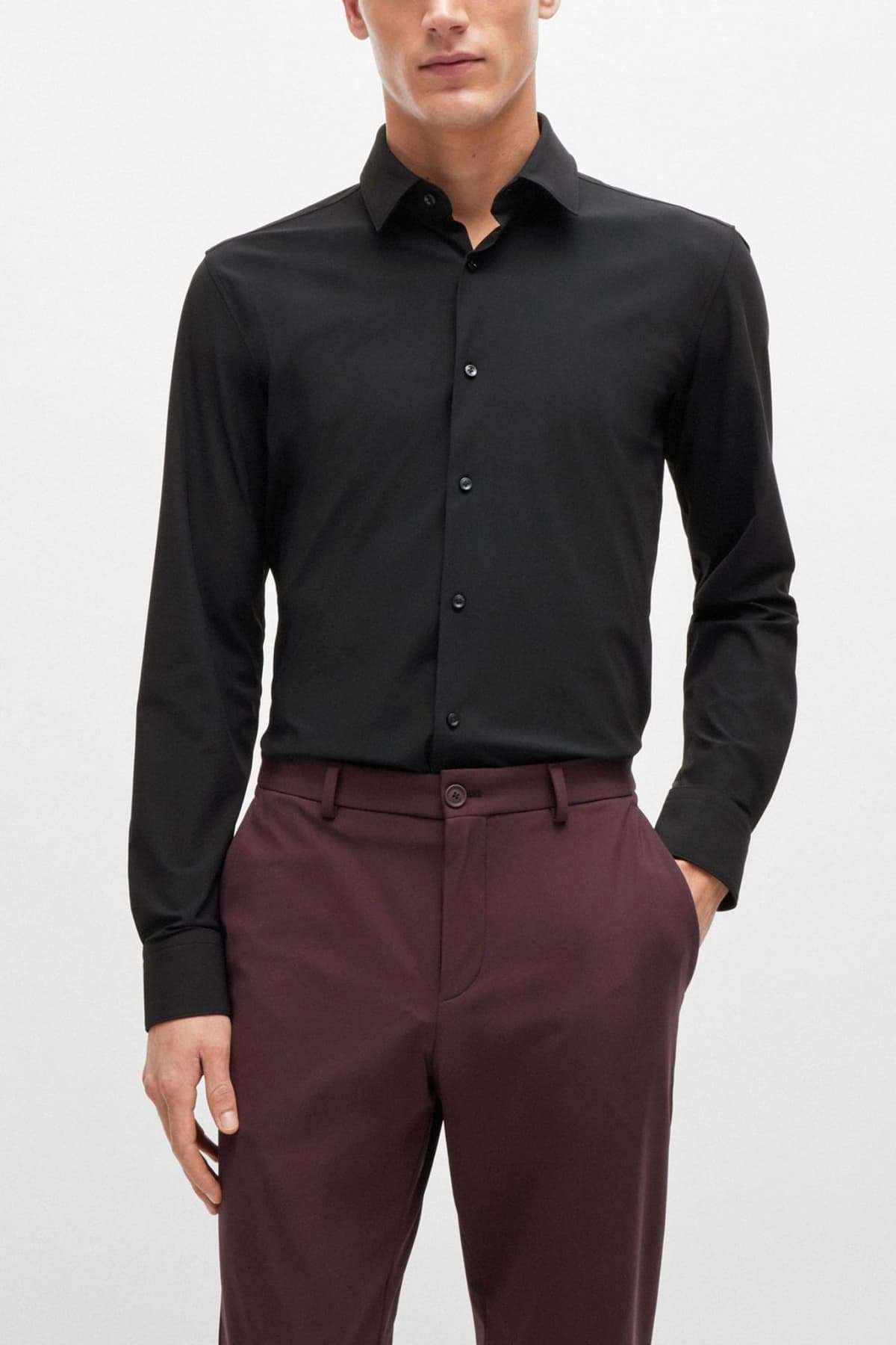 Men's Shirts Boss Black