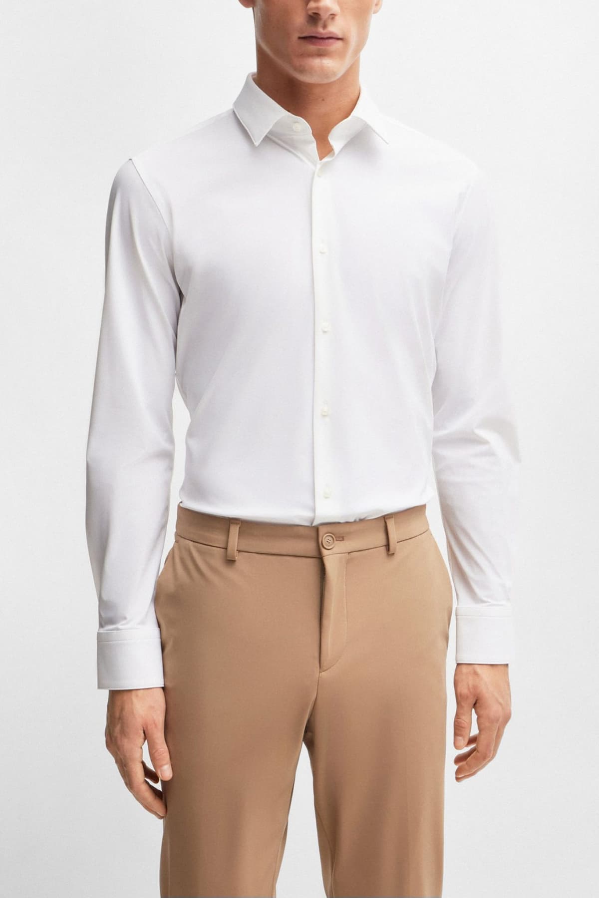 Men's Shirts Boss White