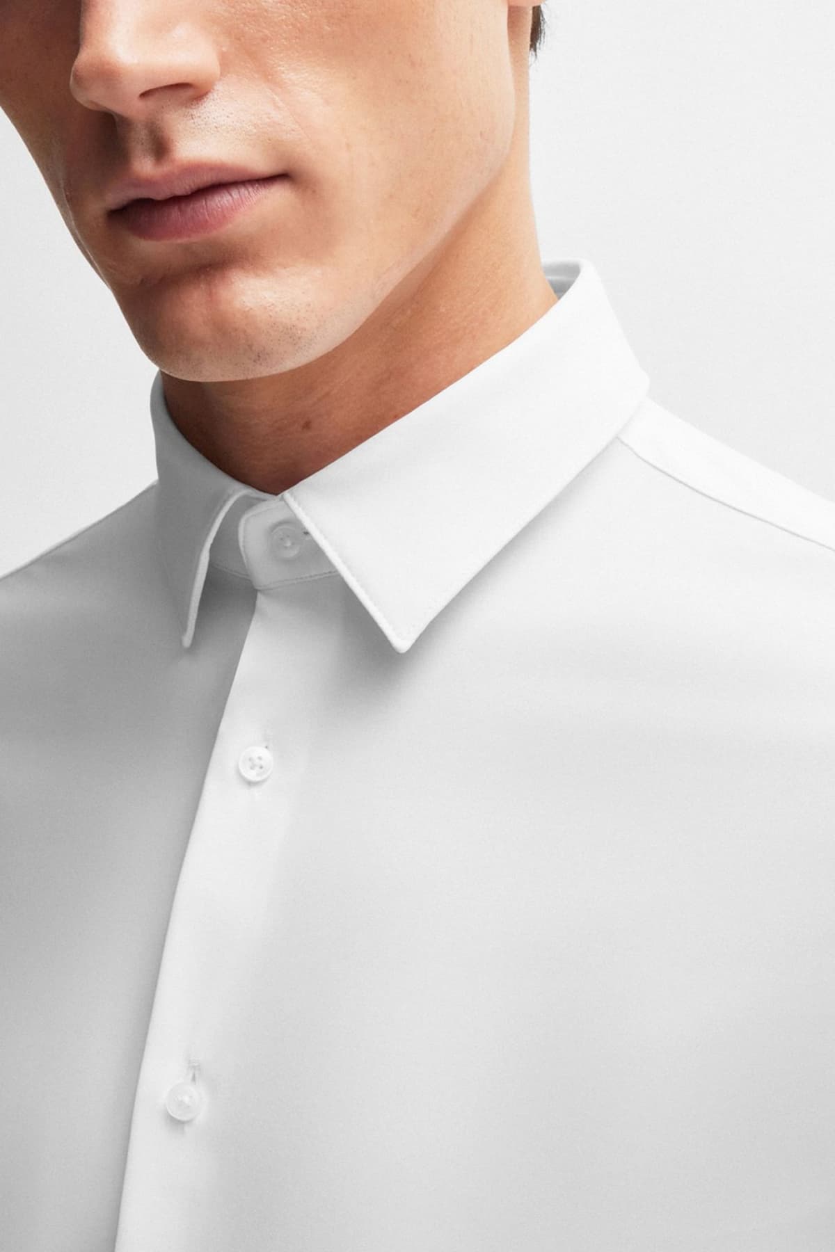 Men's Shirts Boss White