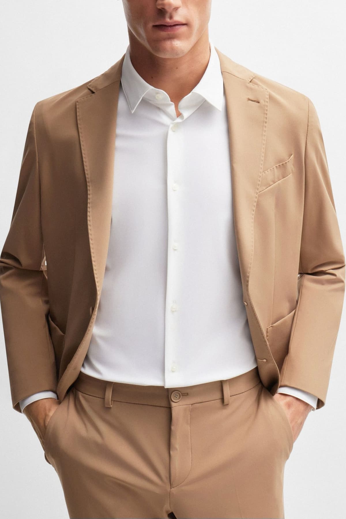 Men's Shirts Boss White