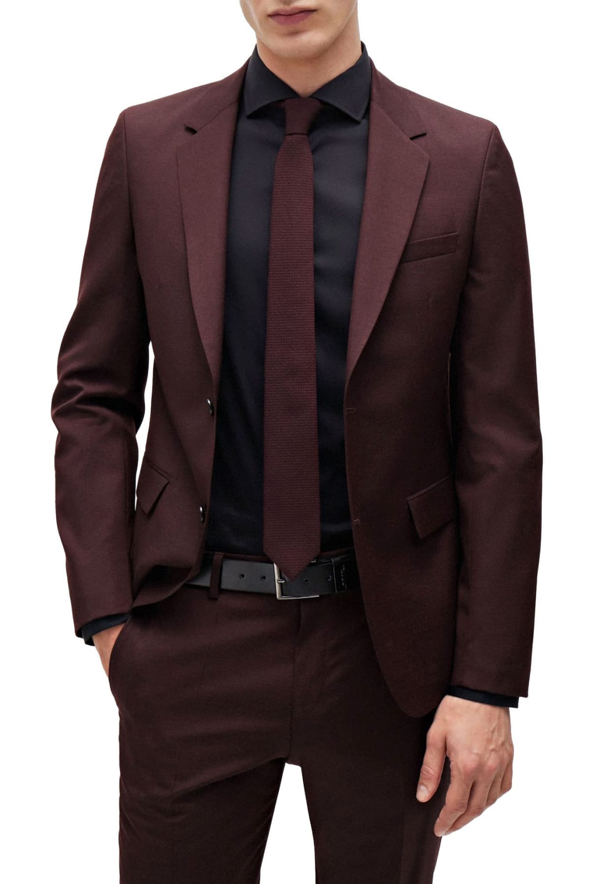 BOSS ΚΟΣΤΟΥΜΙ SLIM FIT H-HOUSTON-2PCS-243 ΜΠΟΡΤΝΩ