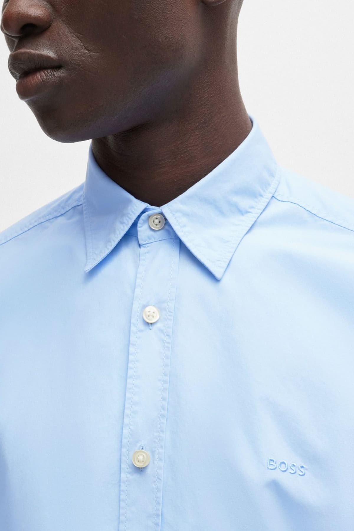 BOSS CASUAL ΠΟΥΚΑΜΙΣΟ REGULAR FIT RELEGANT 6 M ΣΙΕΛ