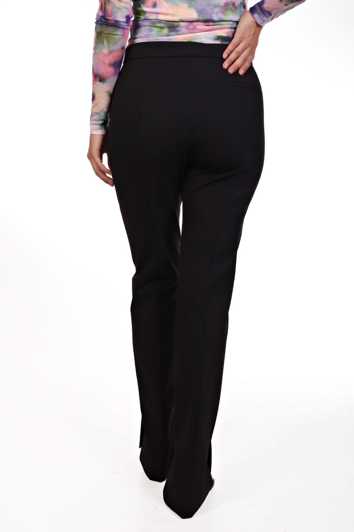 BOSS ΠΑΝΤΕΛΟΝΙ TIZENA CHINO ΑΣΥΜΜΕΤΡΟ ΤΕΛΕΙΩΜΑ ΚΑΙ ΑΝΟΙΓΜΑ ΜΑΥΡΟ