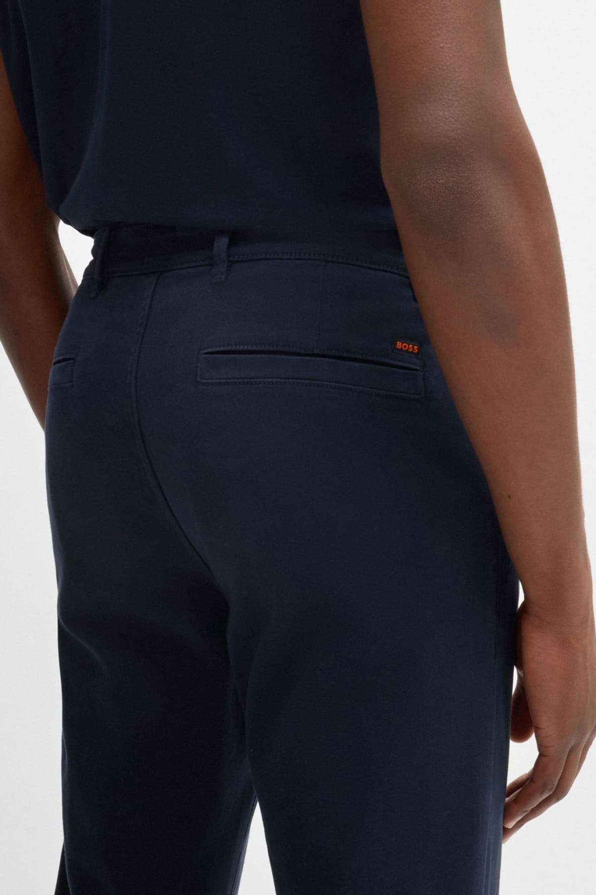 BOSS CASUAL ΠΑΝΤΕΛΟΝΙ CHINO SLIM FIT CHINO_SLIM ΜΠΛΕ