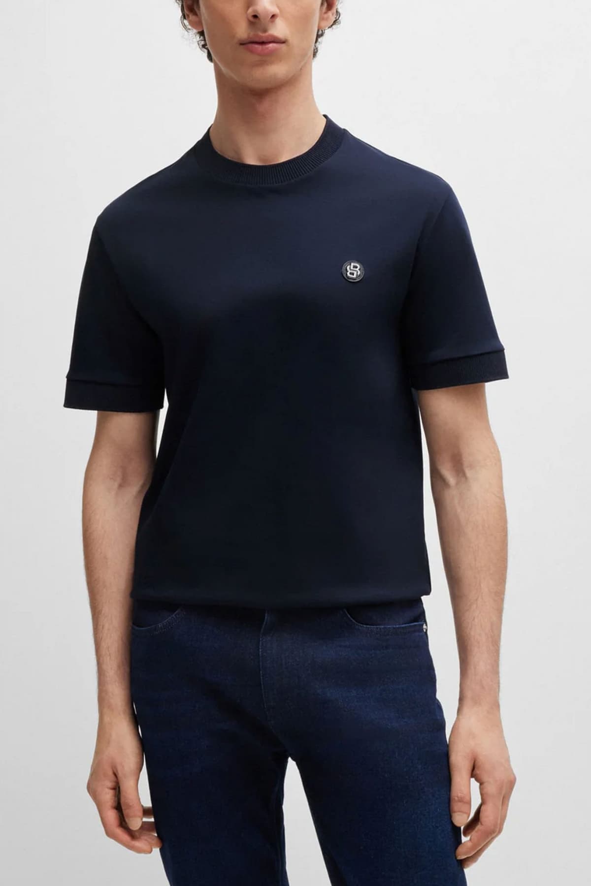 Men's T-Shirts Boss Blue