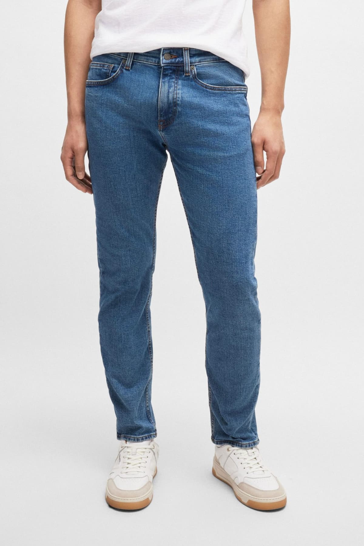 BOSS CASUAL ΠΑΝΤΕΛΟΝΙ JEANS DELAWARE BO PANET SLIM FIT ΜΠΛΕ