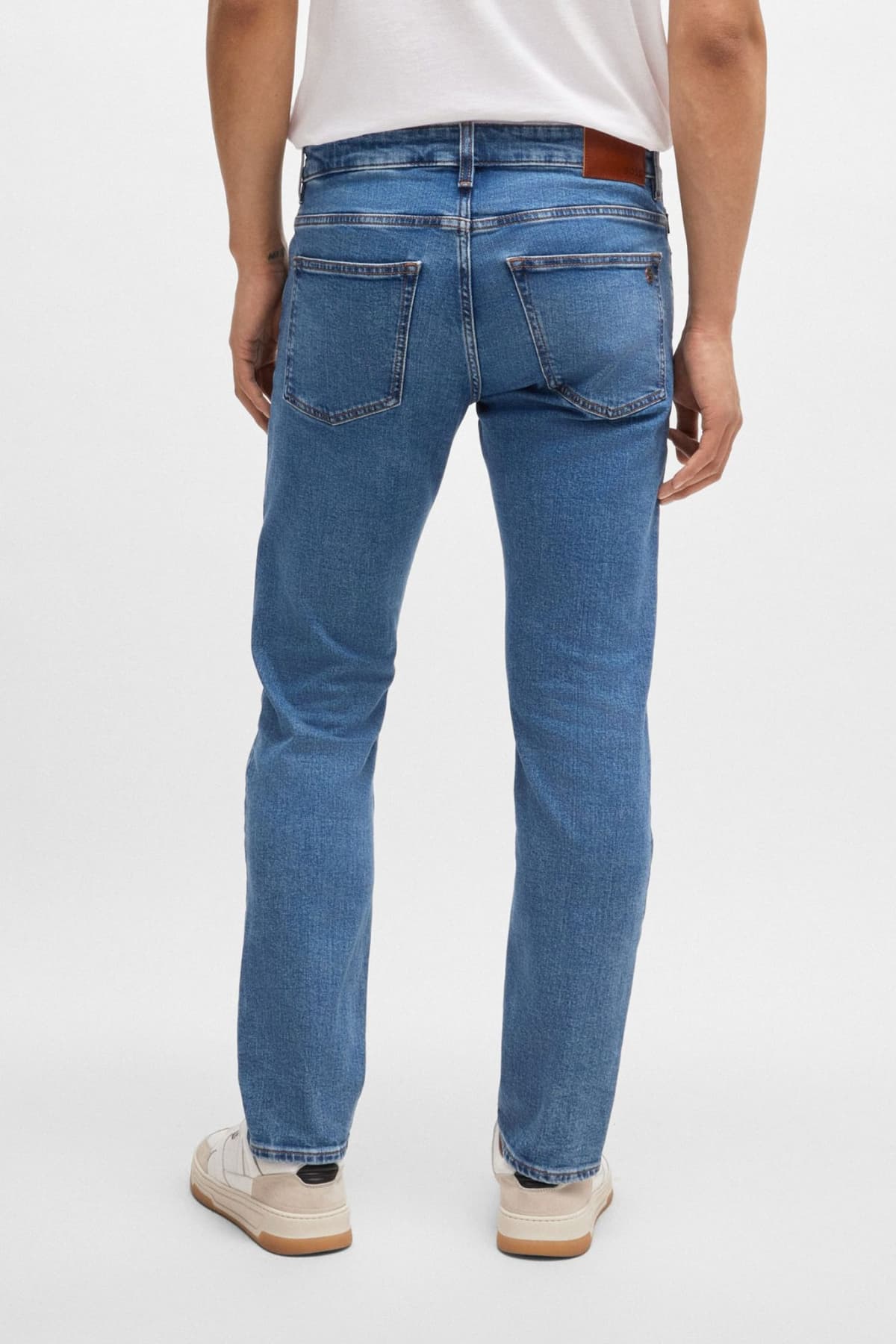 BOSS CASUAL ΠΑΝΤΕΛΟΝΙ JEANS DELAWARE BO PANET SLIM FIT ΜΠΛΕ