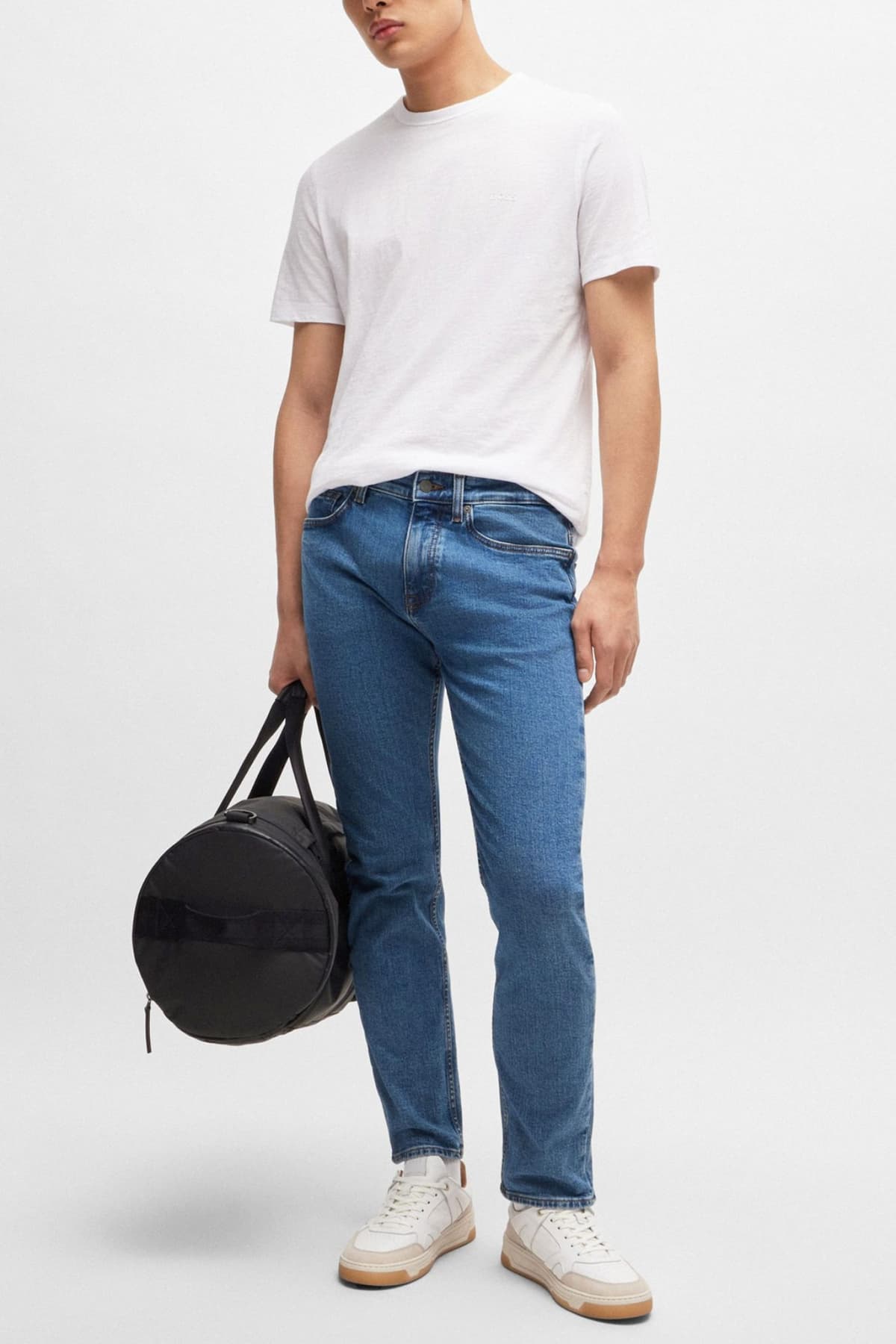 BOSS CASUAL ΠΑΝΤΕΛΟΝΙ JEANS DELAWARE BO PANET SLIM FIT ΜΠΛΕ