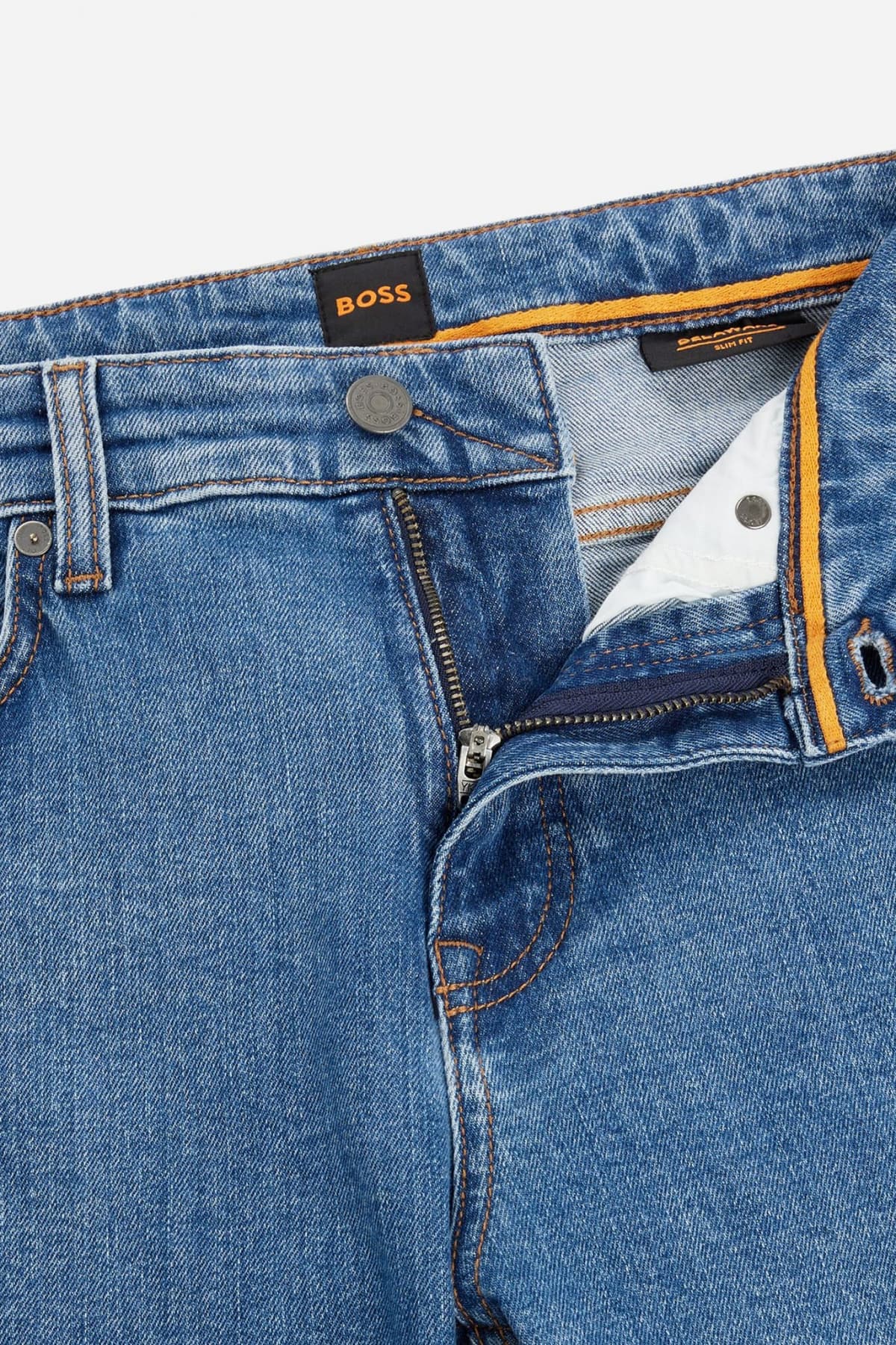 BOSS CASUAL ΠΑΝΤΕΛΟΝΙ JEANS DELAWARE BO PANET SLIM FIT ΜΠΛΕ