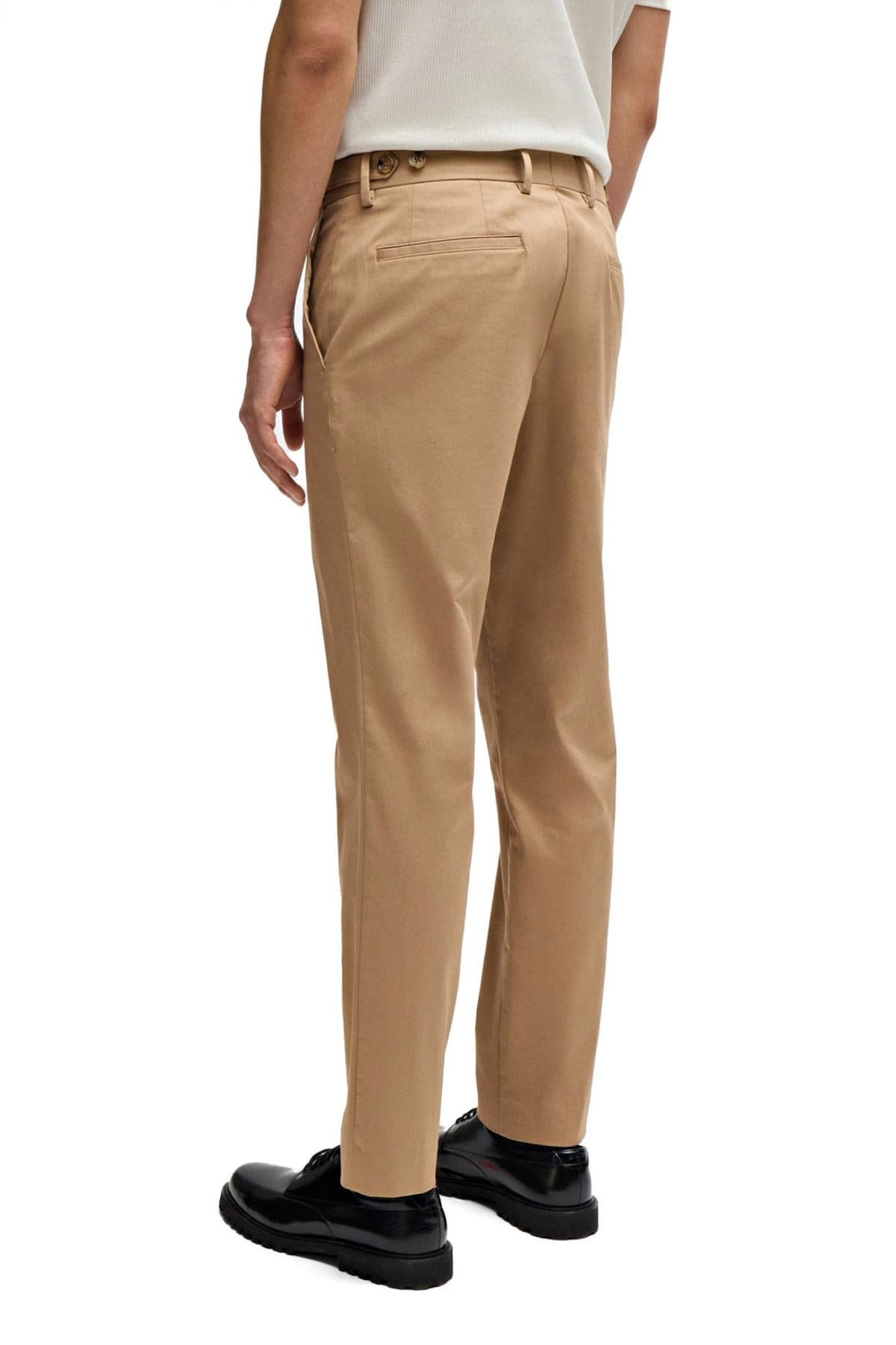 BOSS ΠΑΝΤΕΛΟΝΙ CHINO SLIM FIT C-GENIUS-DTL-243F ΜΠΕΖ