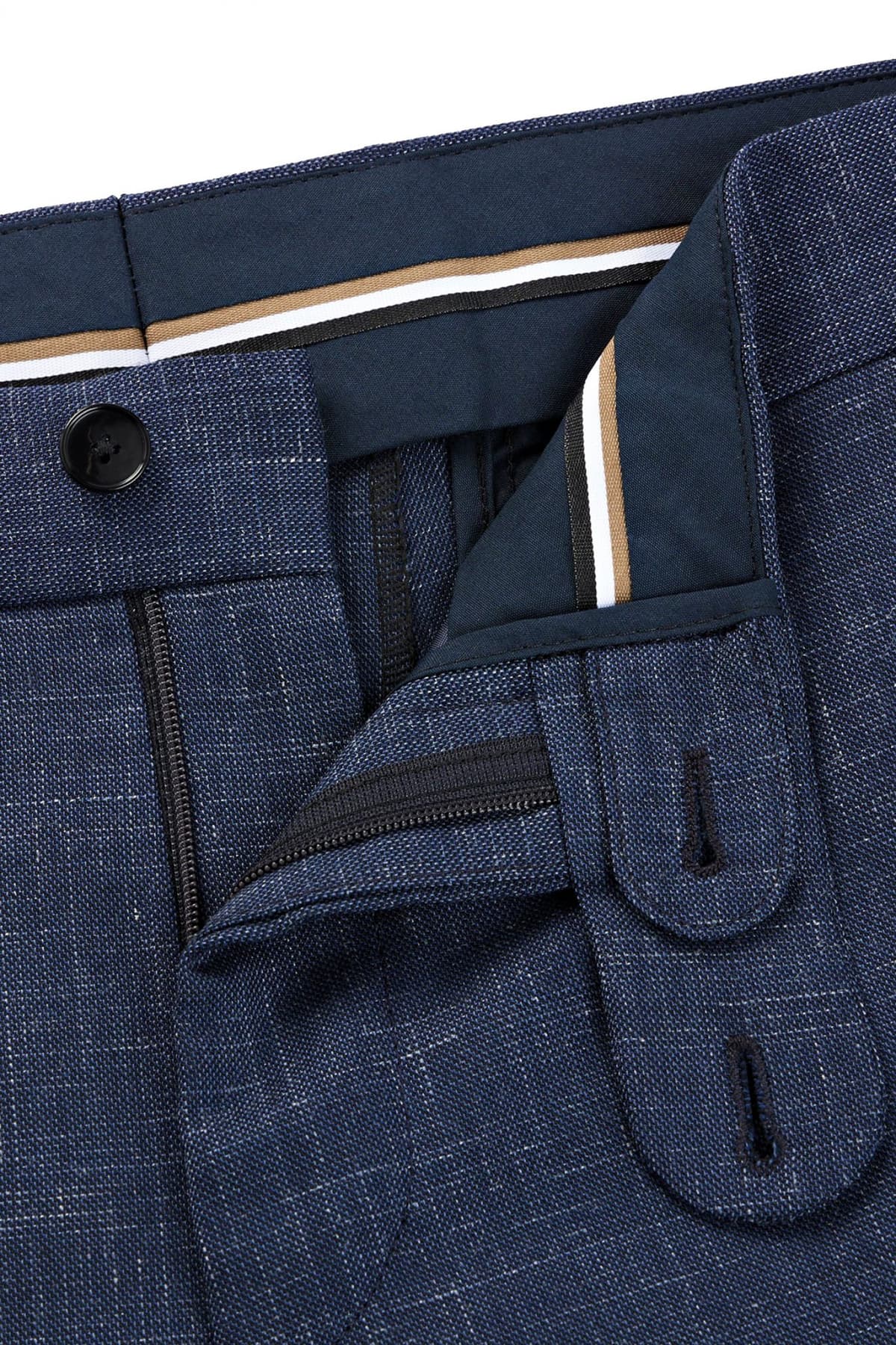 BOSS ΠΑΝΤΕΛΟΝΙ CHINO ΜΙΚΡΟΣΧΕΔΙΟ SLIM FIT H-GENIUS-243 ΜΠΛΕ